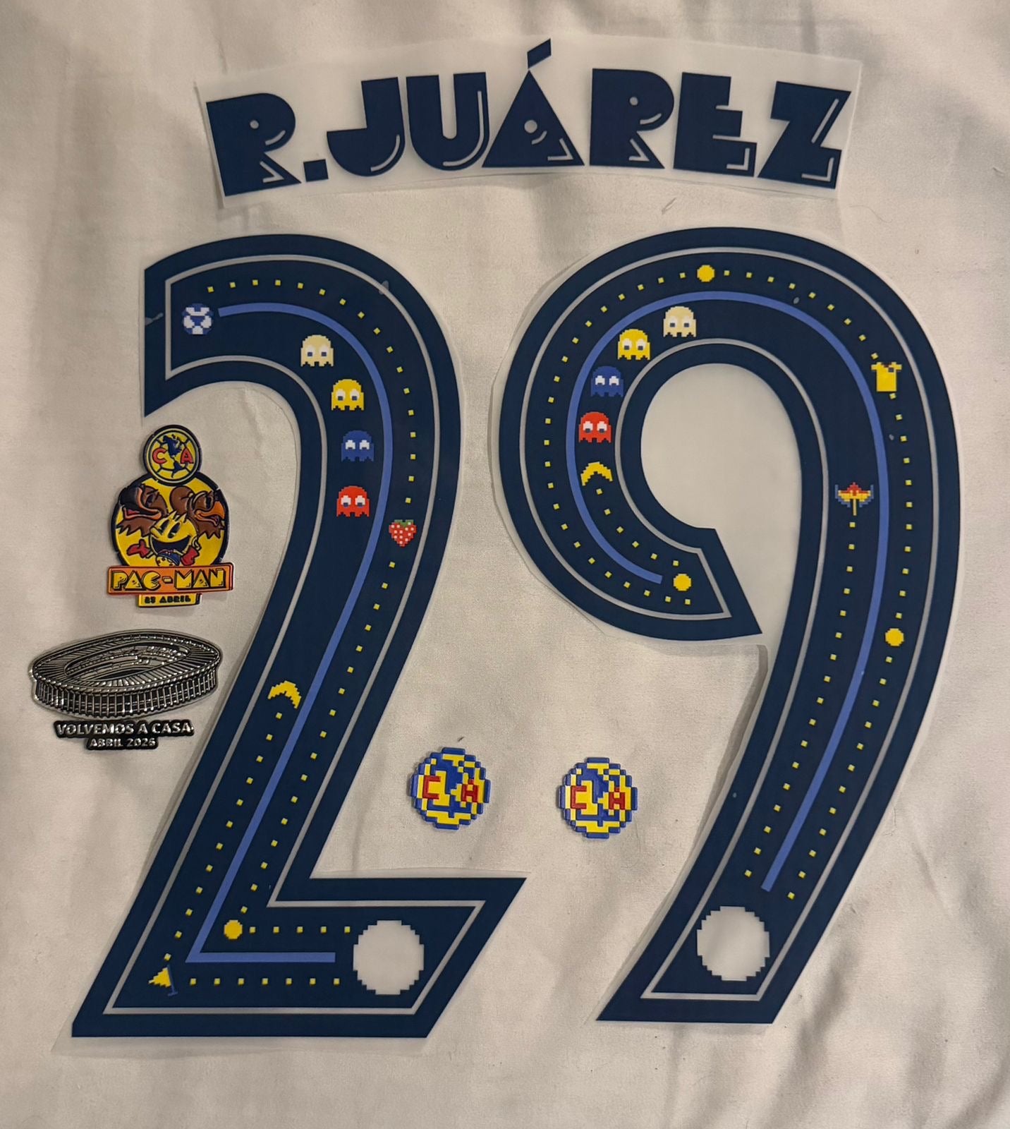 Ramón Juárez #29 Pac-Man Authentic Official Name Set 2026