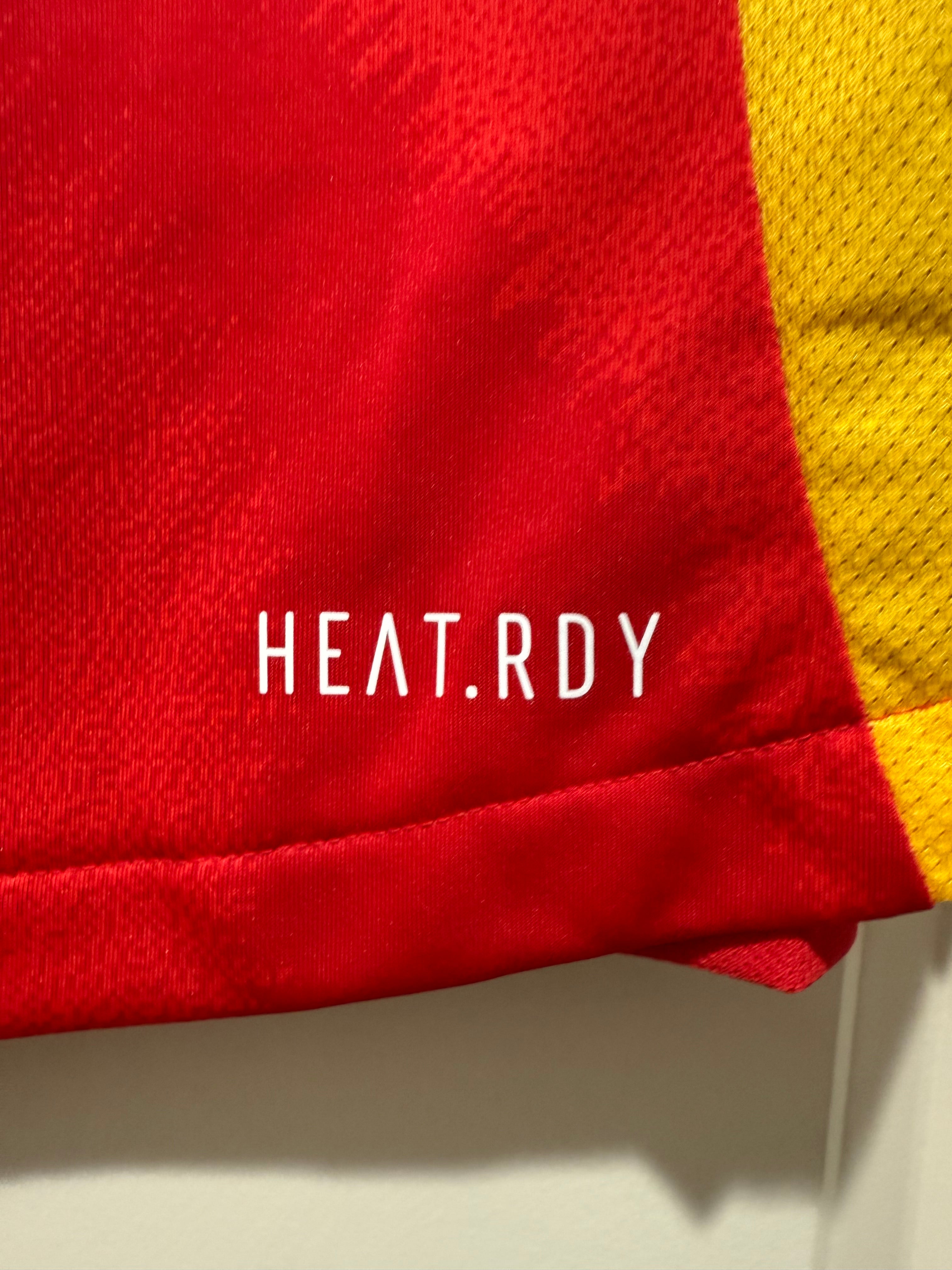 Lamine Yamal #19 Adidas Authentic Spain Euro Final Home Jersey