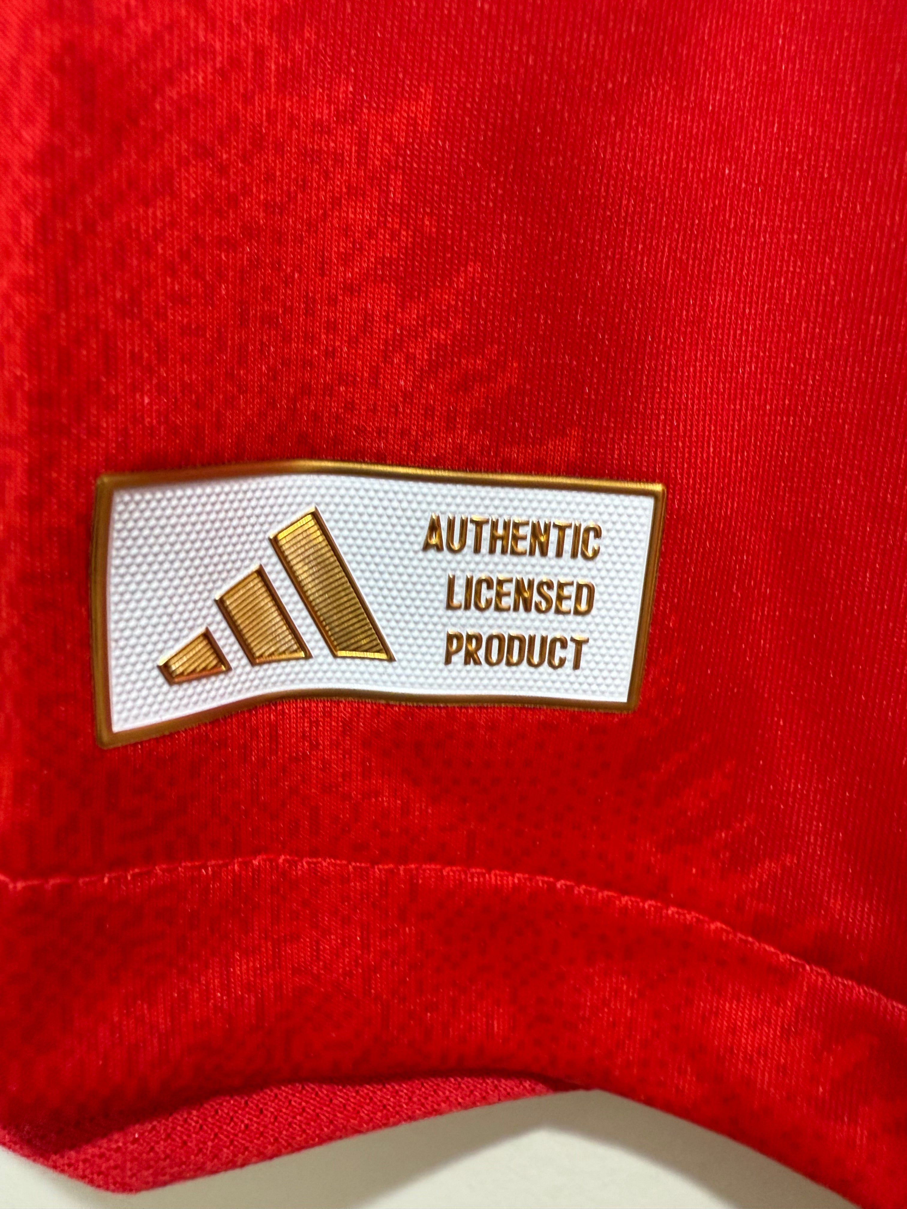 Lamine Yamal #19 Men’s EXTRA LARGE Spain Euro 2024 Home Authentic Jersey