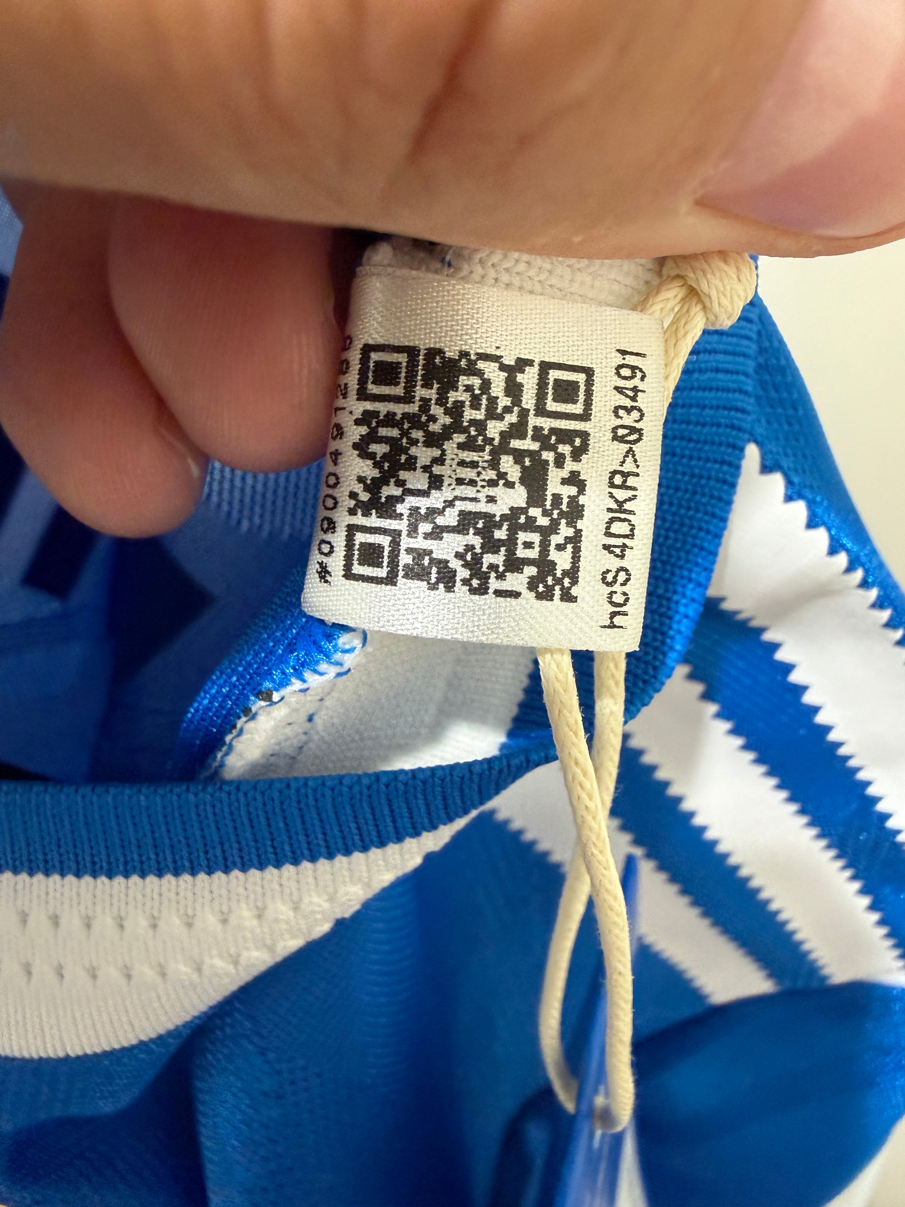 Kylian Mbappe #10 Mens MEDIUM Adidas Authentic Third Real Madrid UCL Jersey