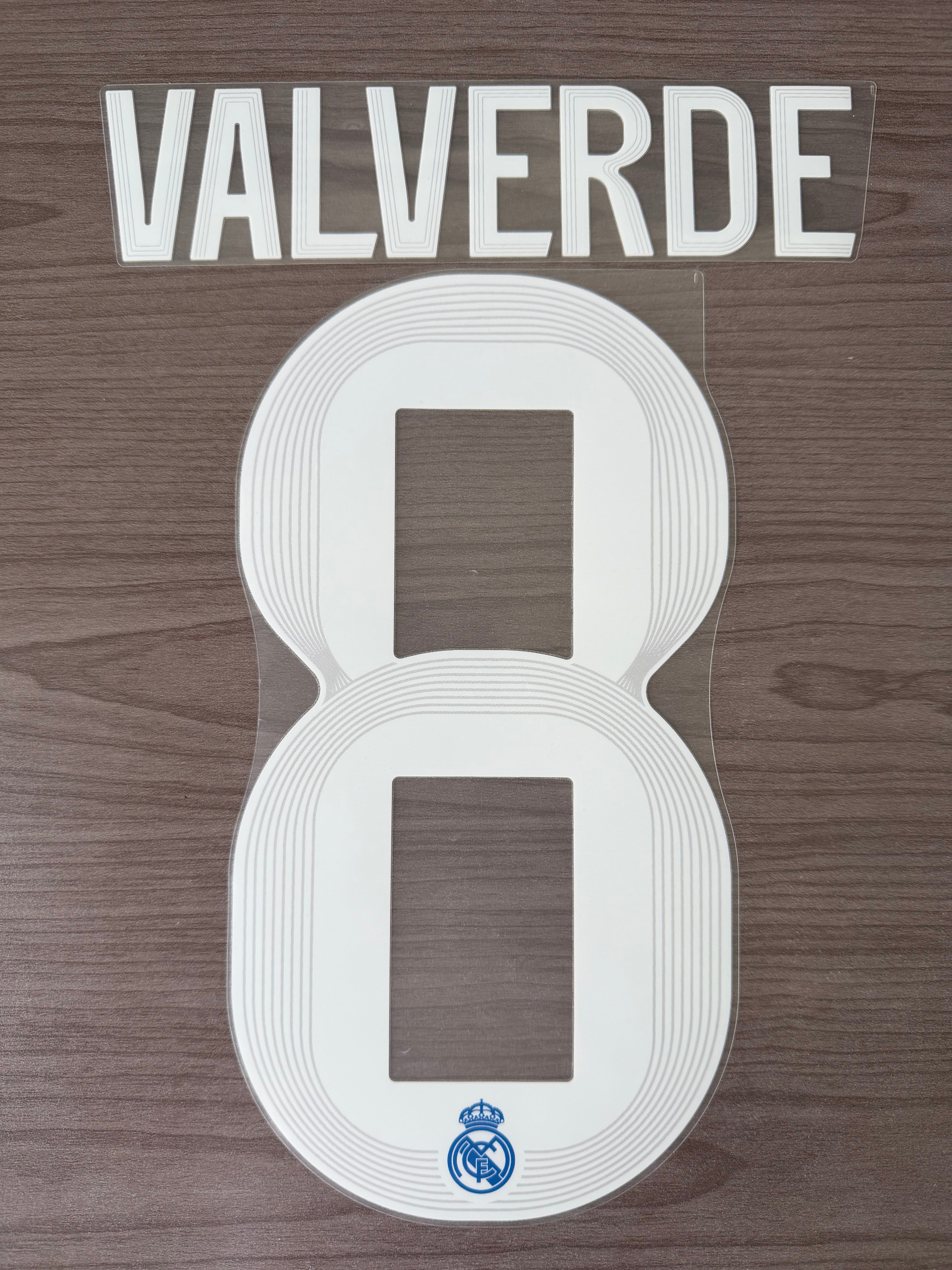 Valverde #8 Third Authentic Player Size Adult Official Name Set