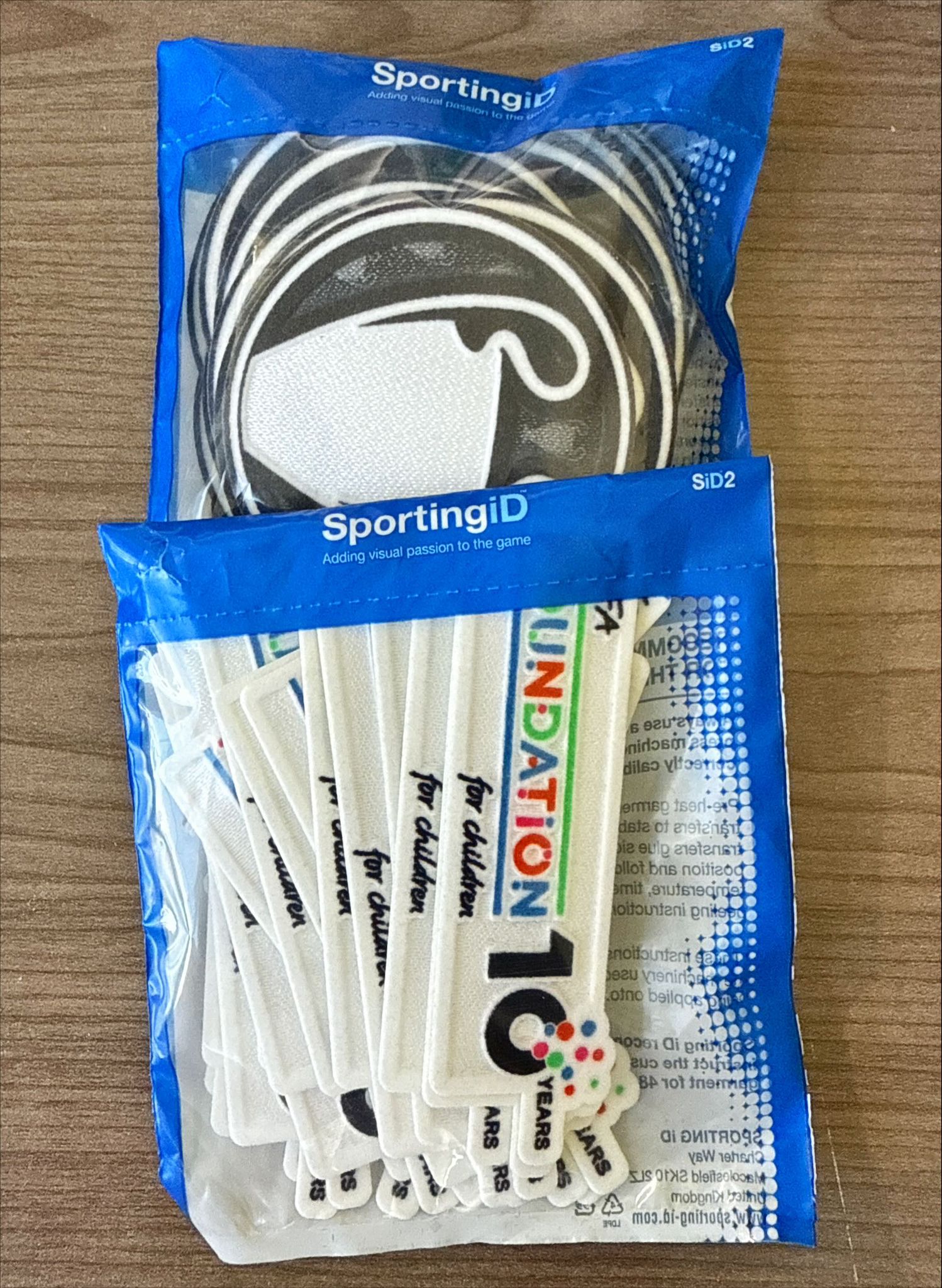 25-26 UCL Titleholder Trophy + 10th Anniversary UEFA Foundation Patch Set (PSG)