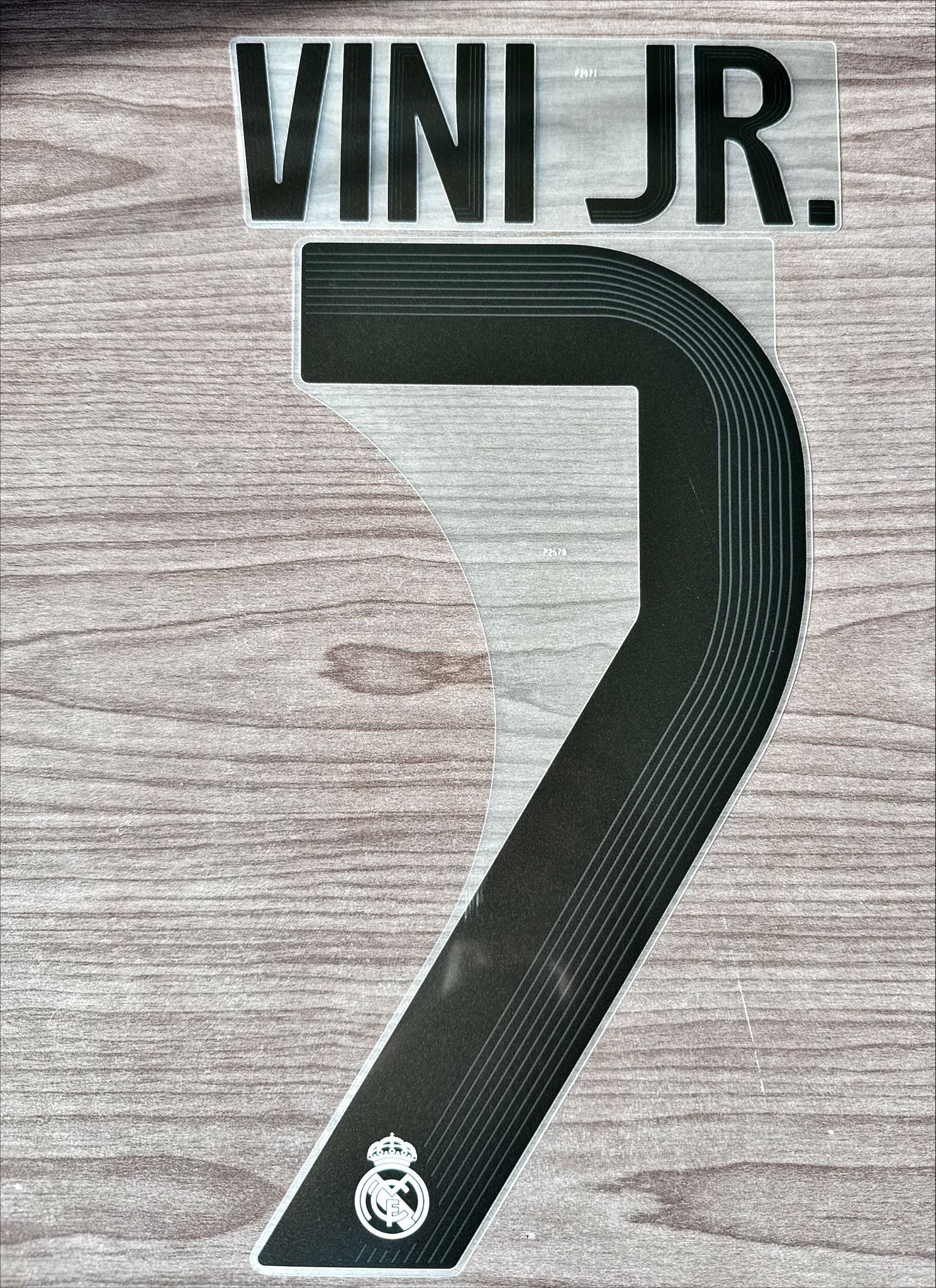 Vini Jr #7 Authentic HOME Official Name Set Adult Player Size