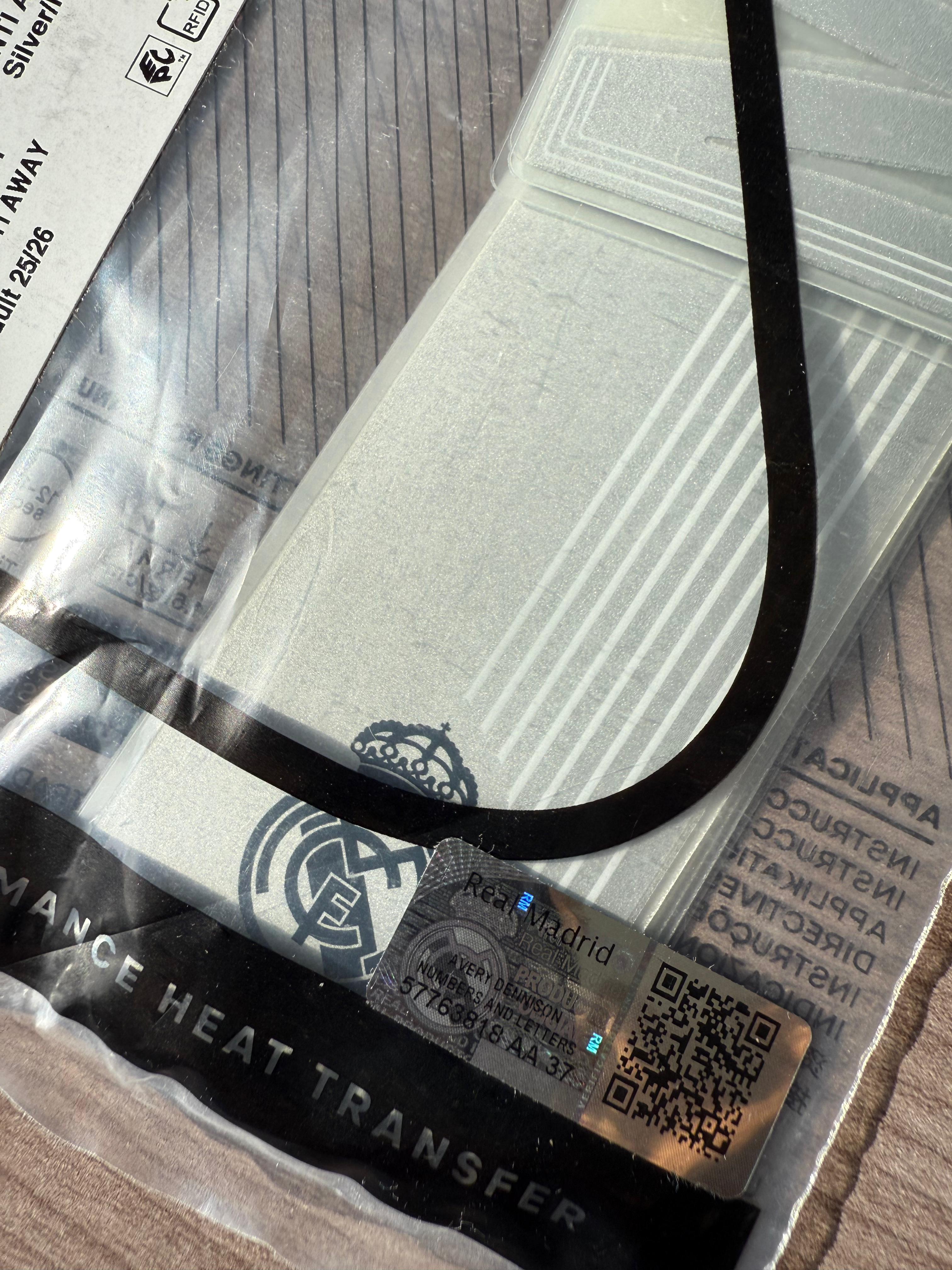 Bellingham #5 Authentic AWAY Official Name Set Adult Player Size