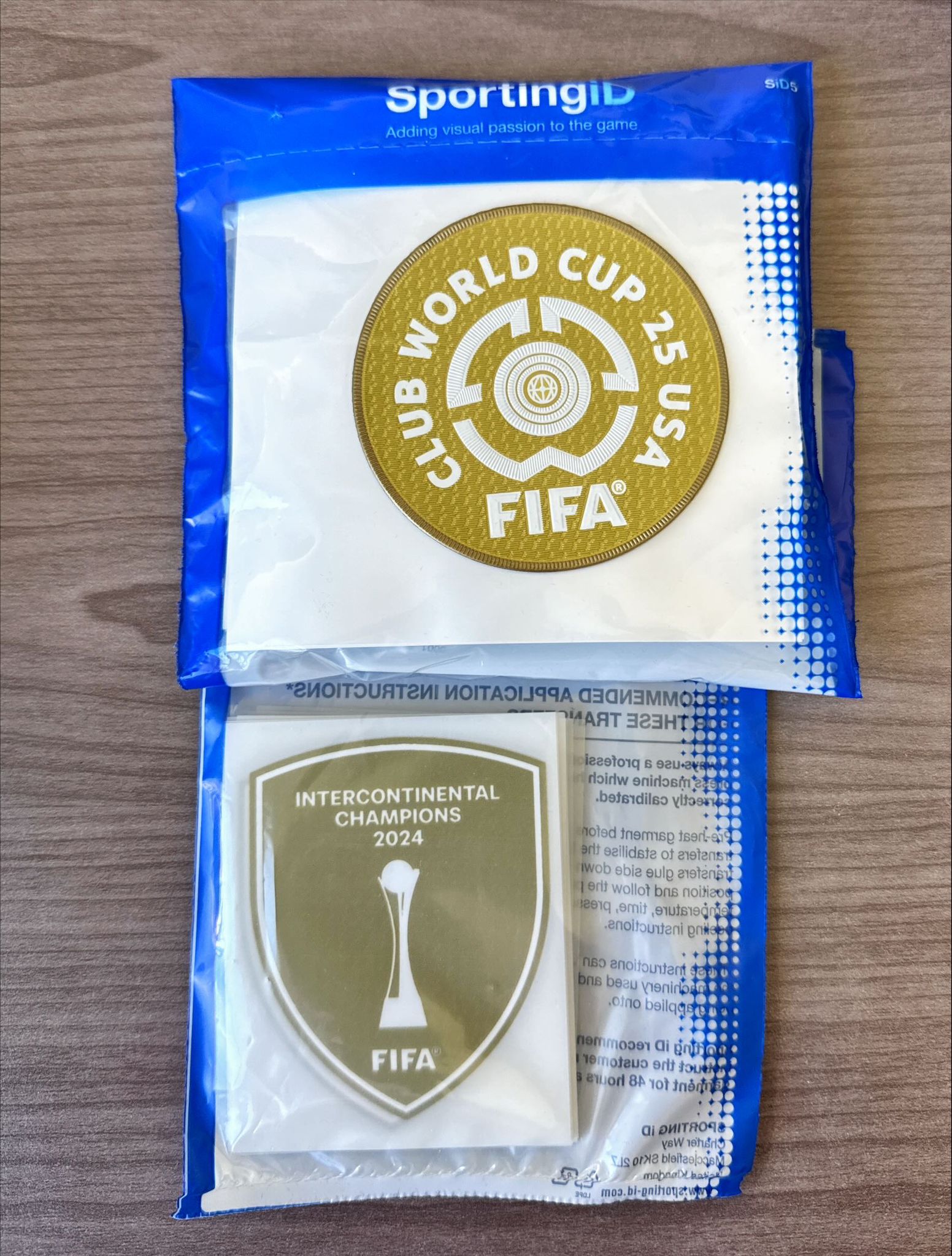 2025 Club World Cup + Intercontinental Cup Winners Badge Set (Real Madrid)