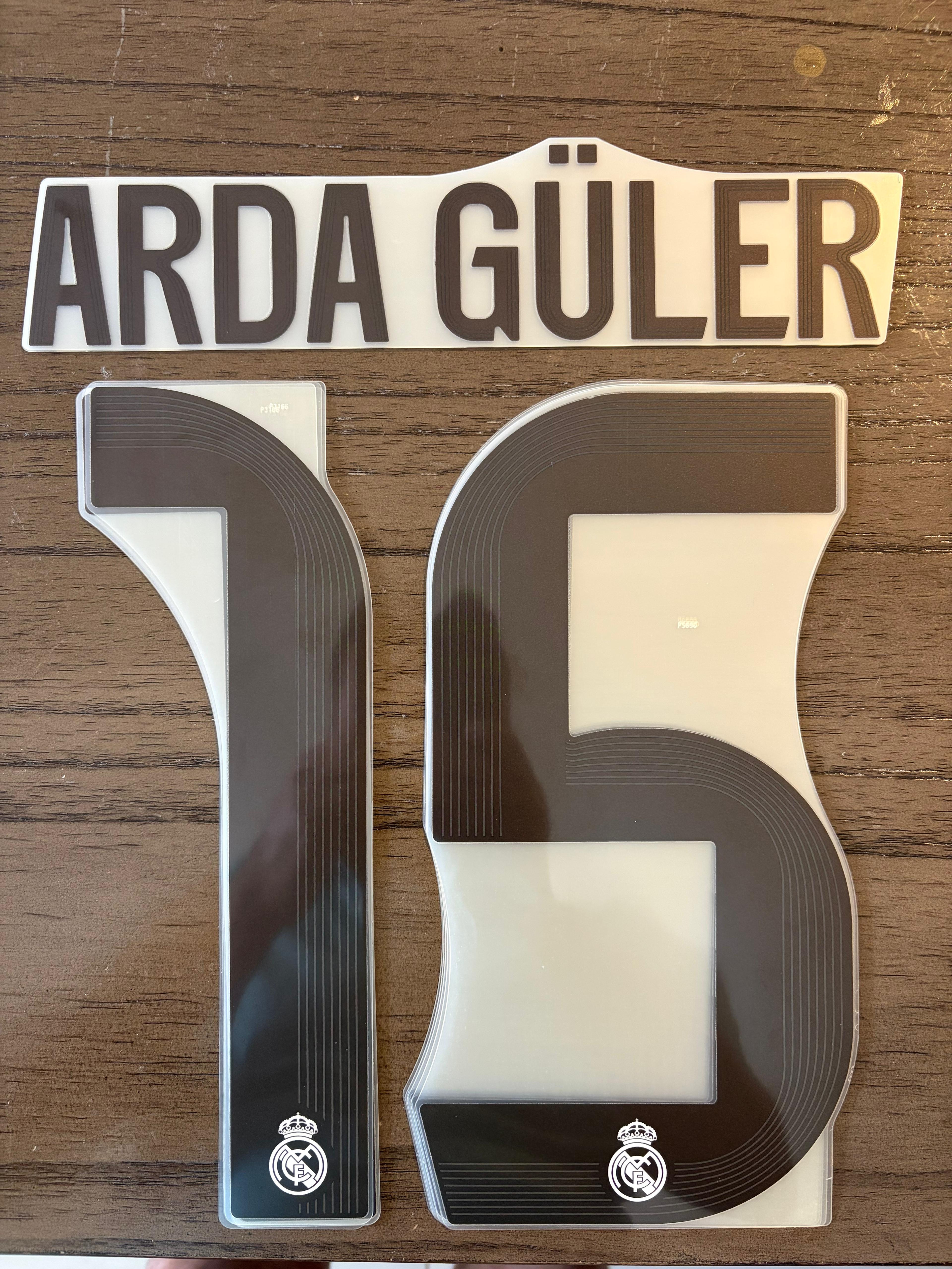 Arda Guller #15 Authentic HOME Official Name Set Adult Player Size