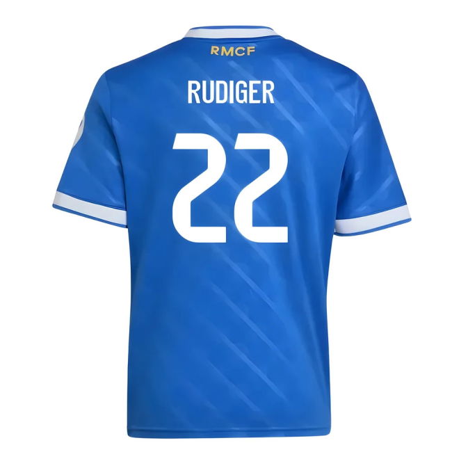 Rudiger #22 Authentic Third Name Set Adult Player Size