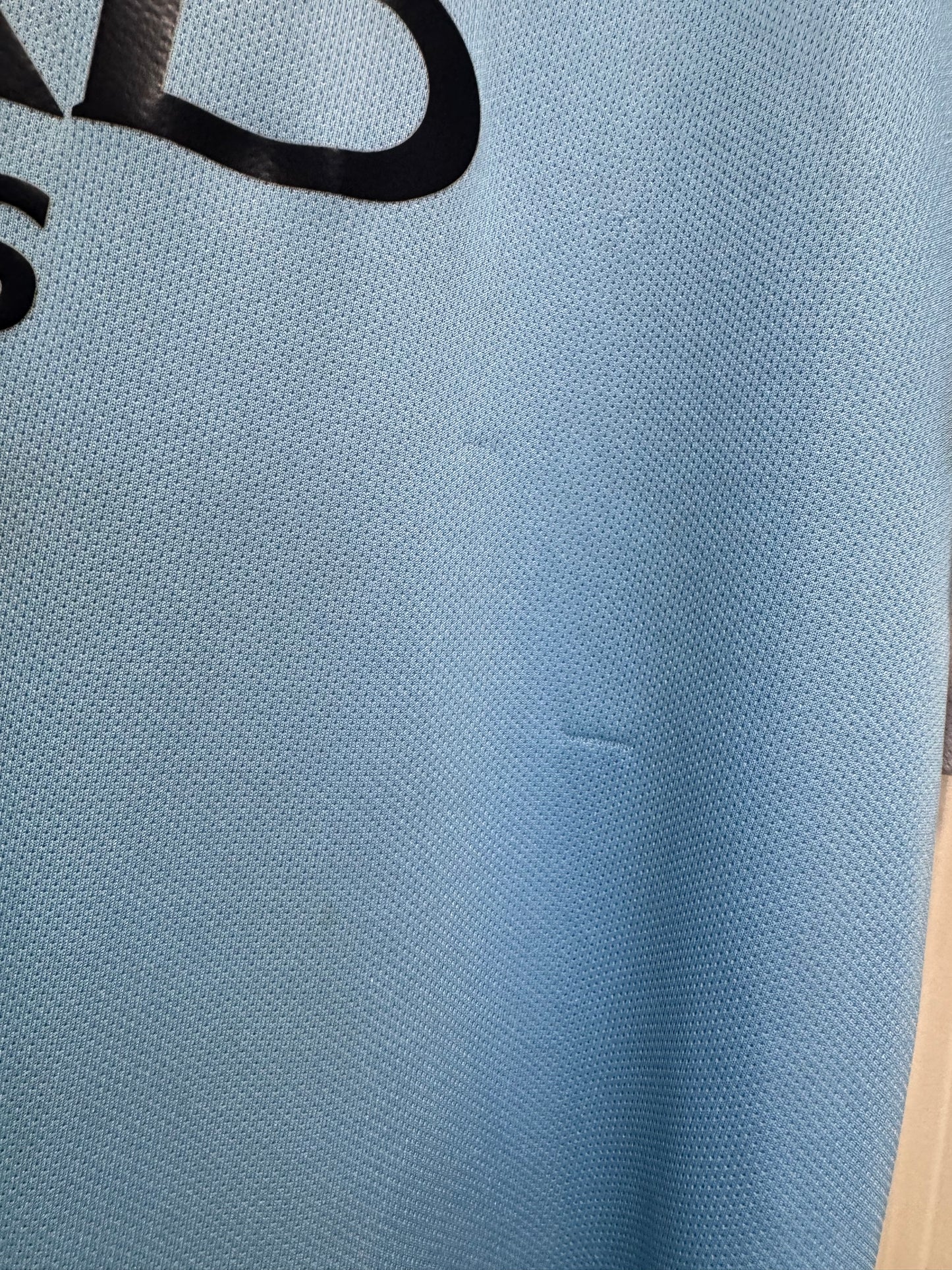 Kun Aguero #10 Mens LARGE Nike Stadium Manchester City Used Jersey