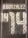 Hormiga González #14 & 5 Golden Spain WC26 Badges