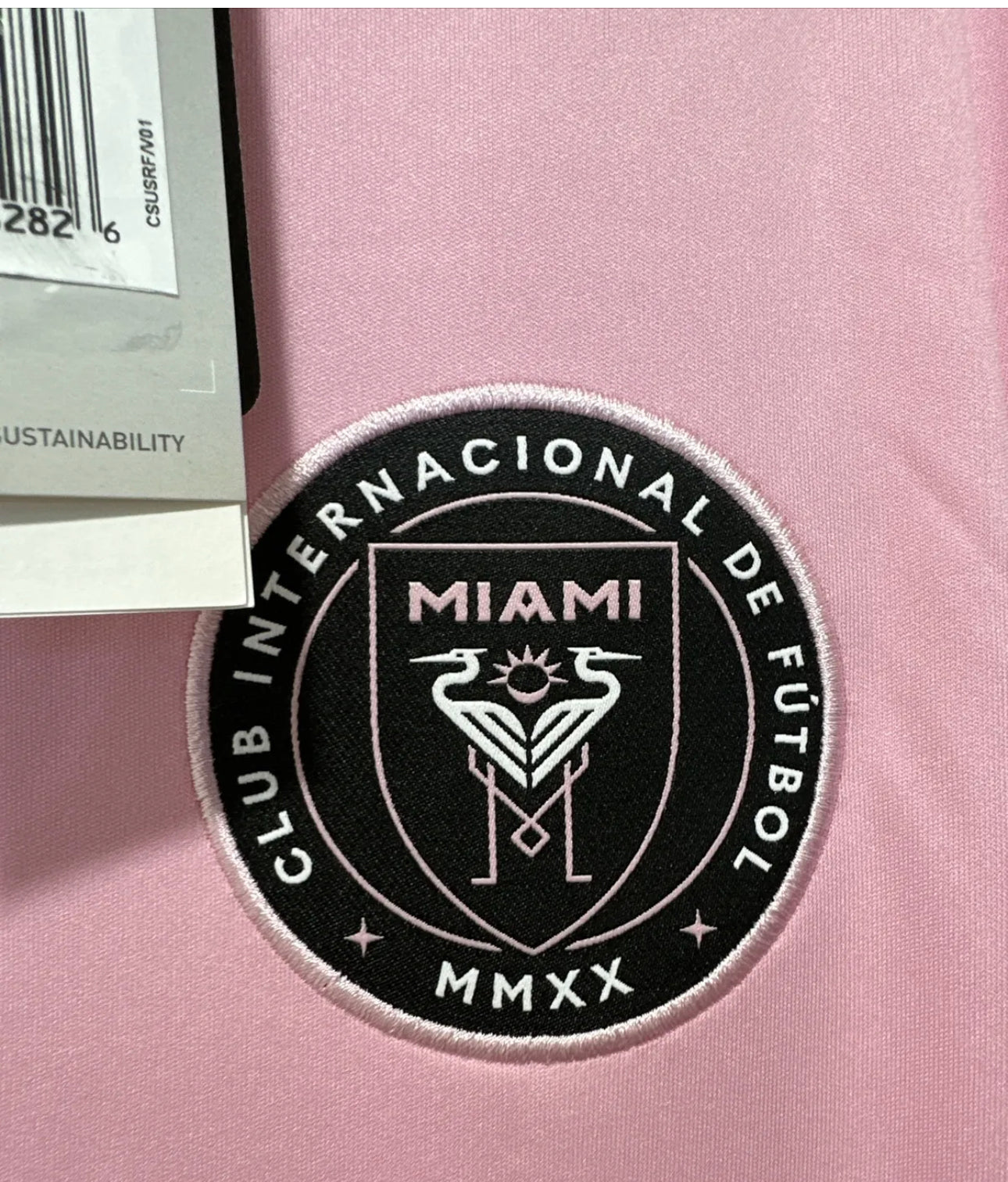 Sergio #5 Mens EXTRA LARGE Adidas AeroReady Inter Miami Home Jersey