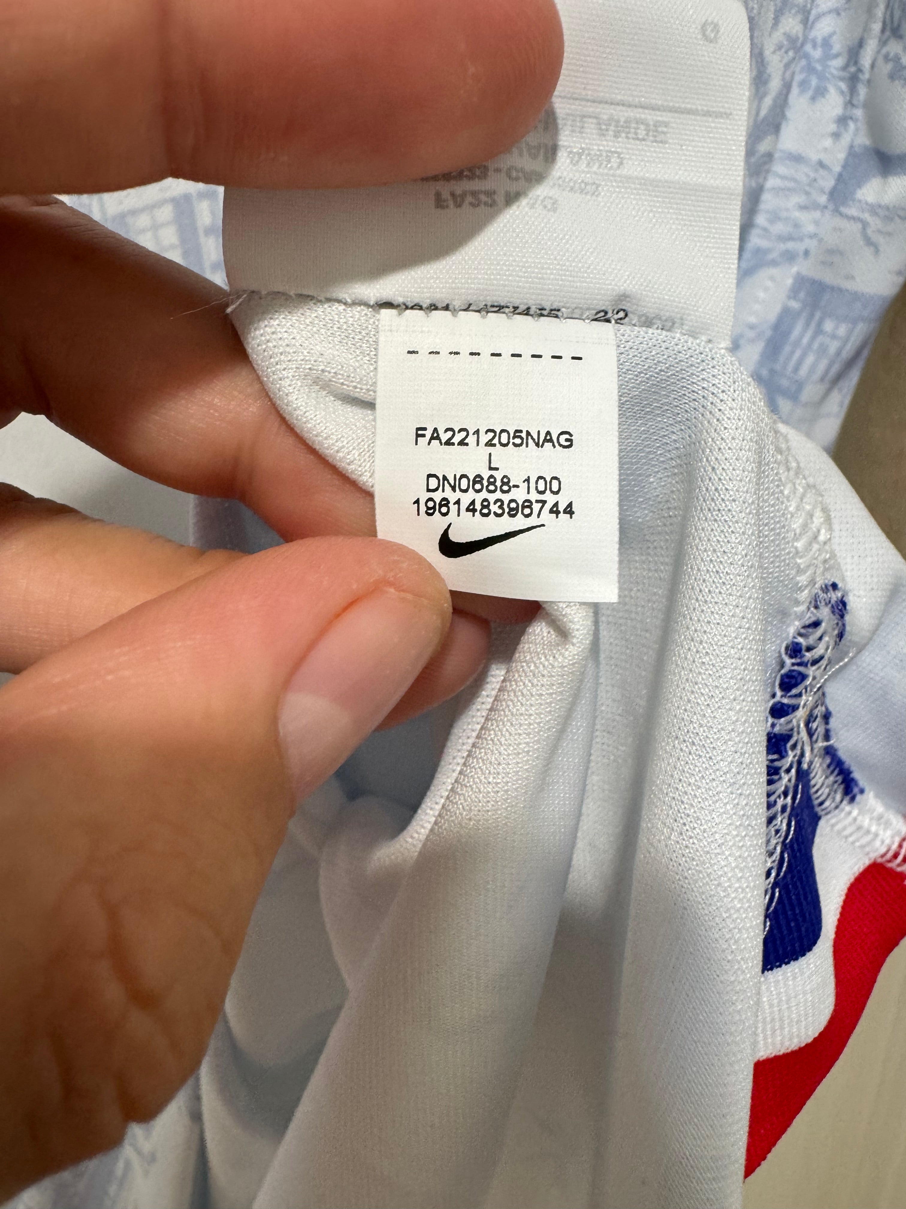 Camiseta Nike de visitante para hombre número 10 de Mbappé para la fase de clasificación para la Eurocopa