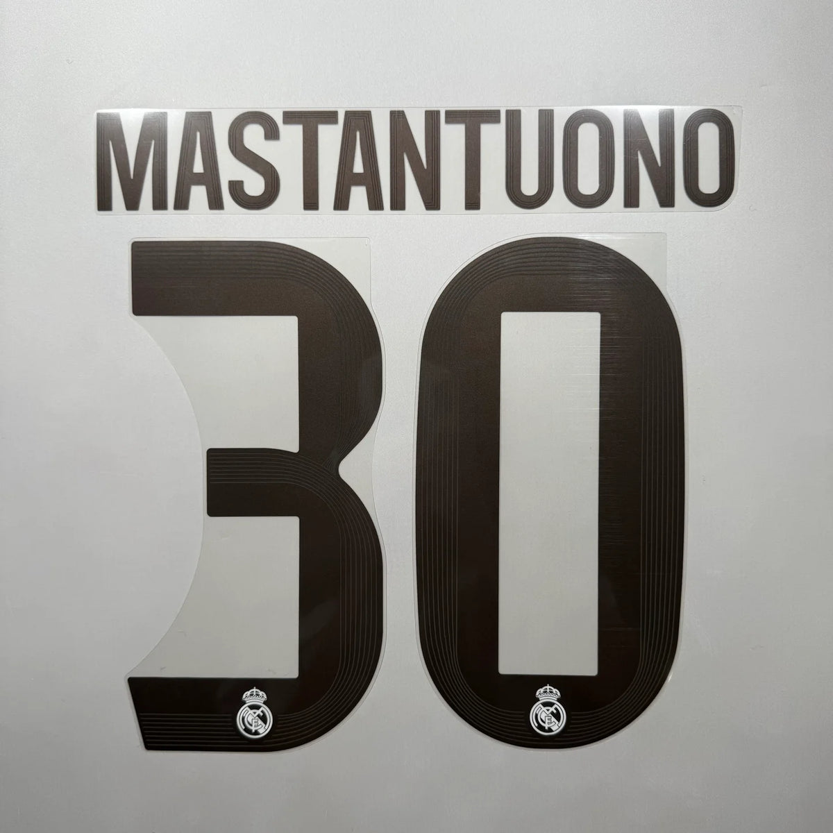 Mastantuono #30 Authentic HOME Official Name Set Adult Player Size
