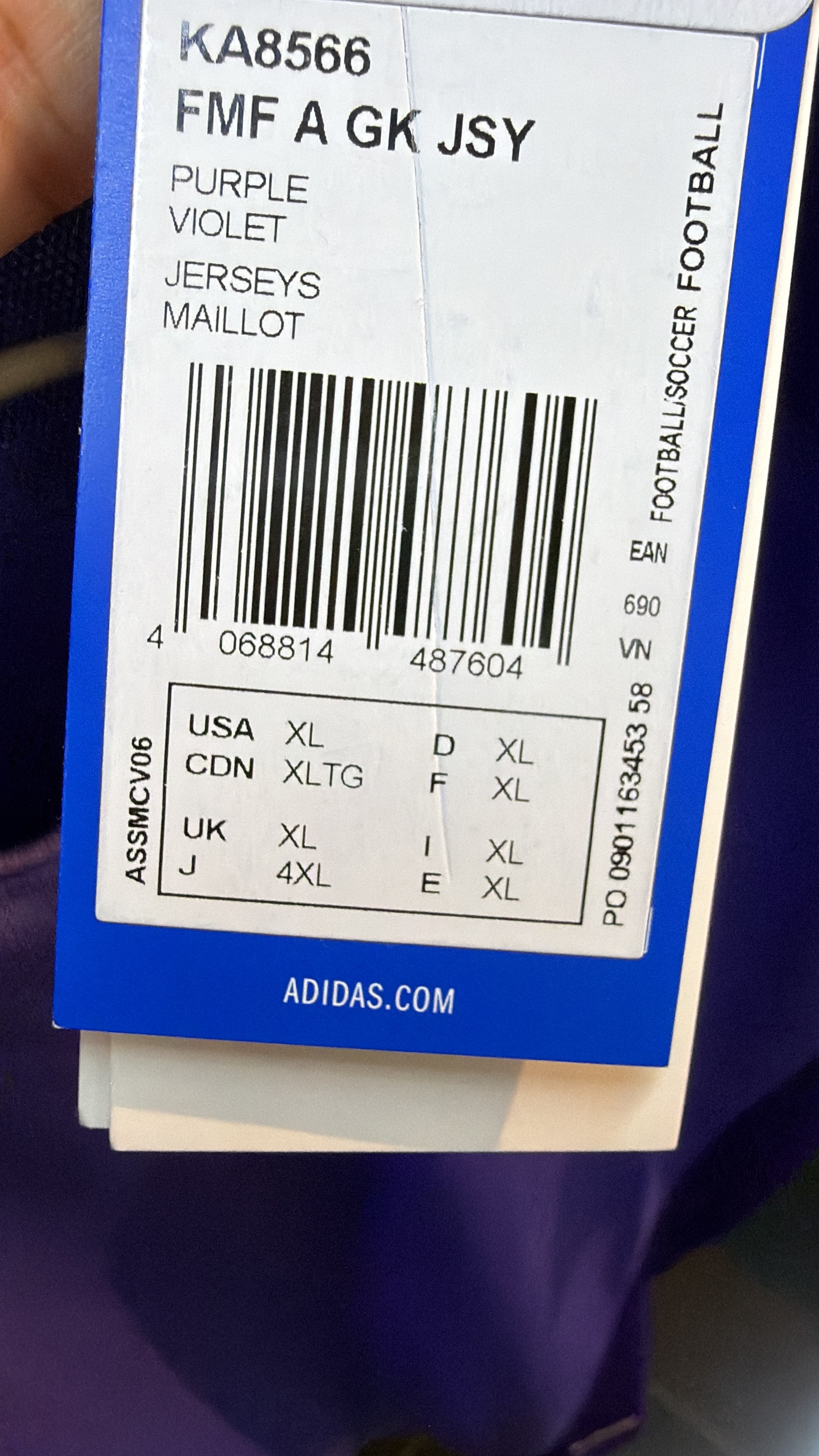 Memo Ochoa #13 Men’s XL Adidas México Goalkeeper Jersey