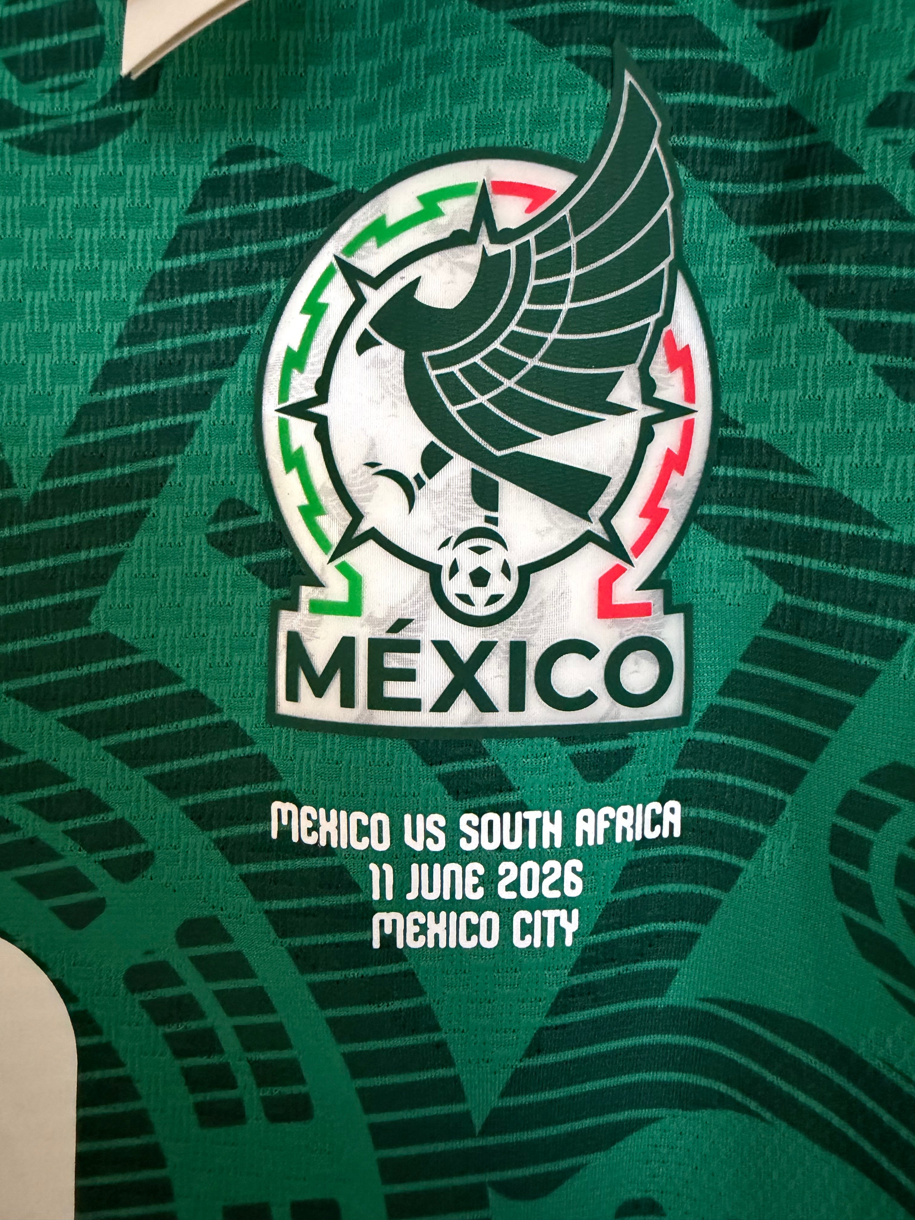 Match Details Mexico vs South Africa Official Authentic Player Size