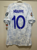 Camiseta Nike de visitante para hombre número 10 de Mbappé para la fase de clasificación para la Eurocopa