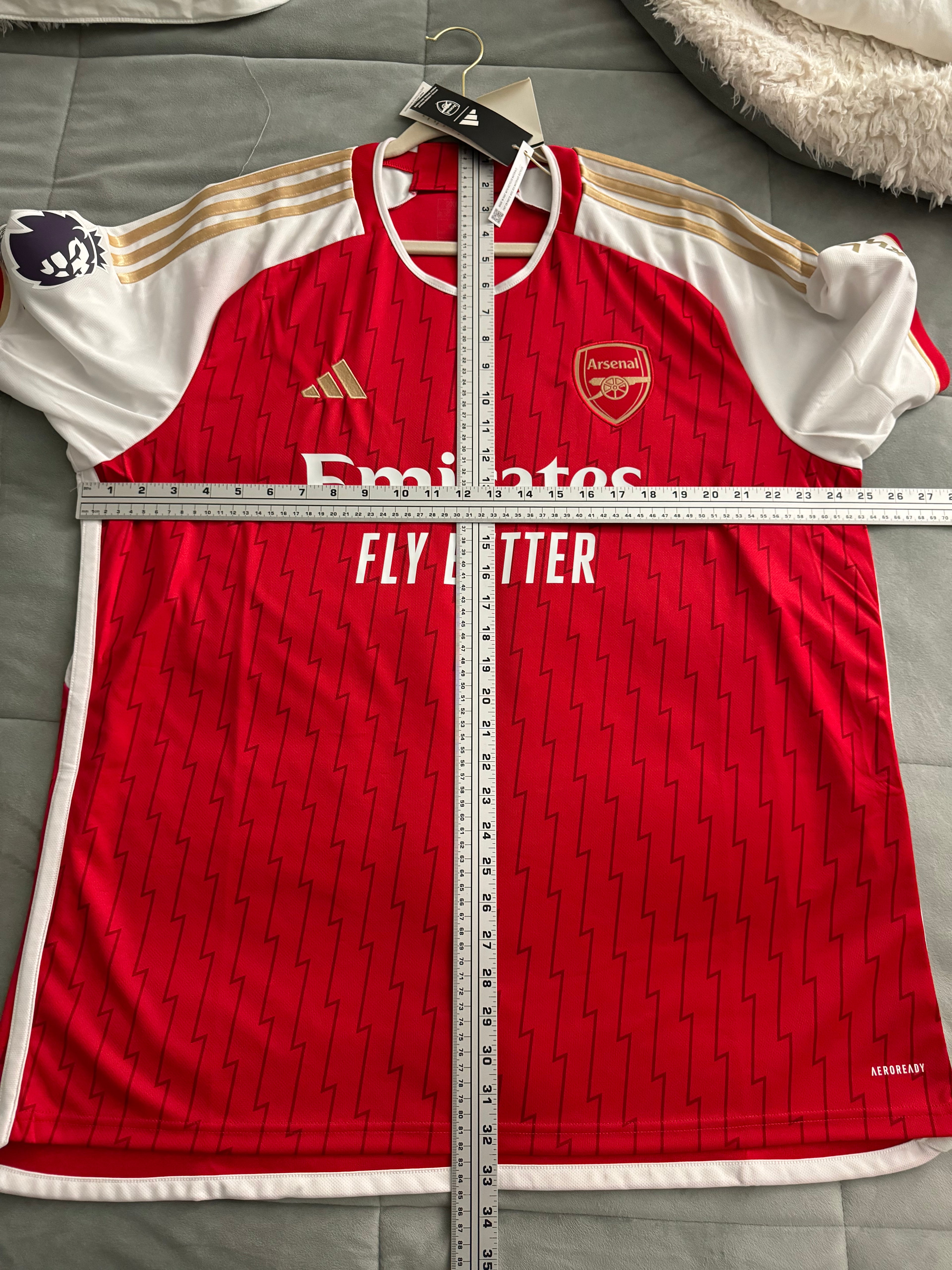 Odegaard #8 Hombre 2XL Adidas Arsenal Home Jersey Premier League