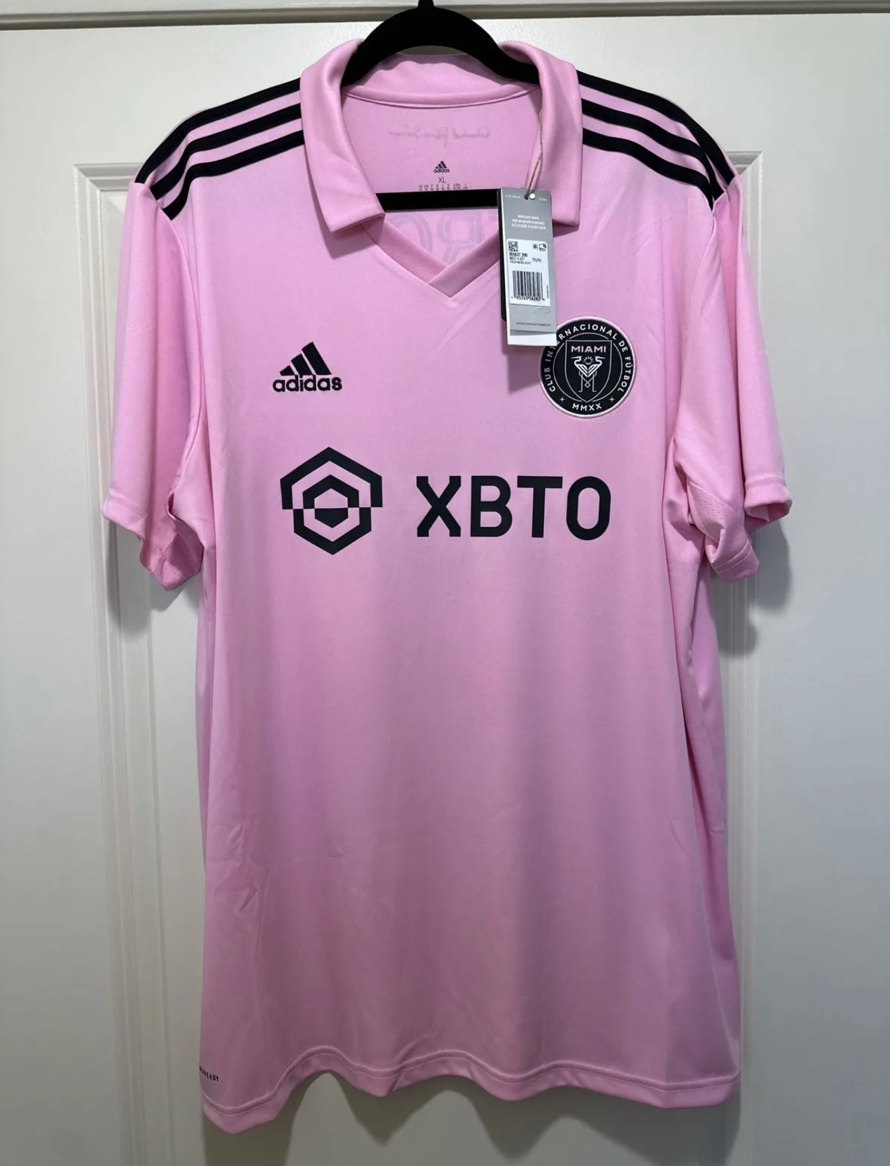 Sergio #5 Mens EXTRA LARGE Adidas AeroReady Inter Miami Home Jersey