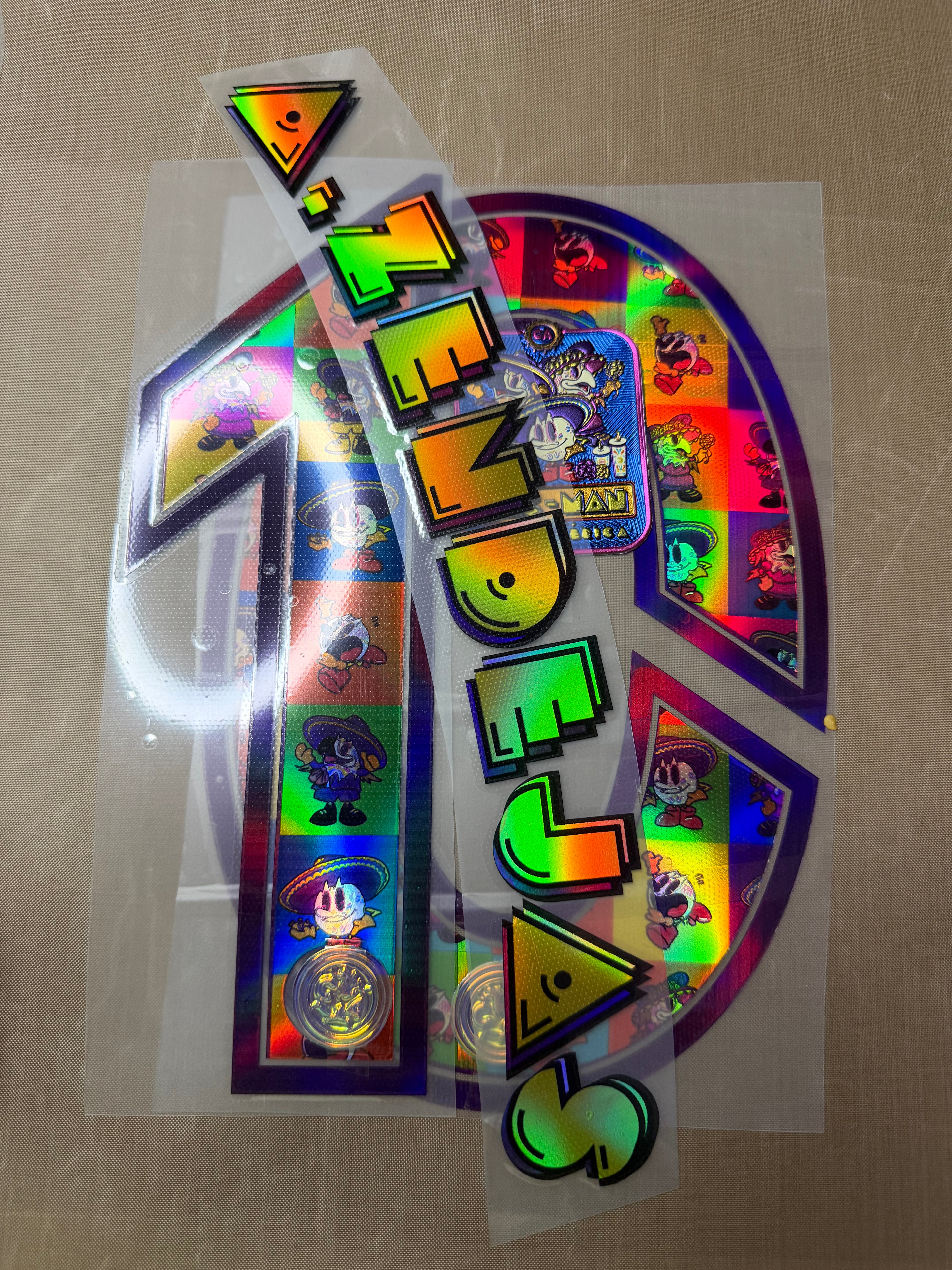 Zendejas #10 Official Player Size Club America x Pac-Man Name Set