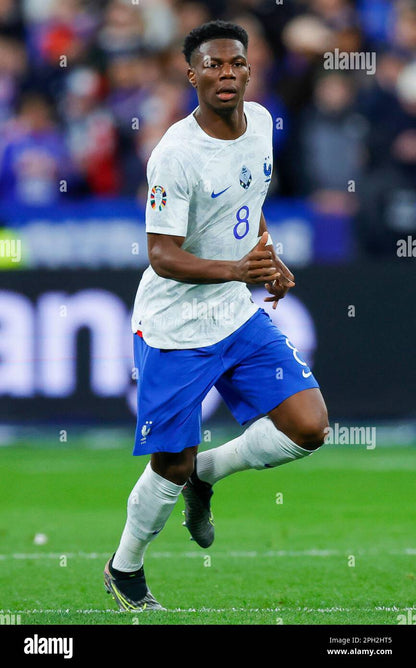 Camiseta Nike de visitante de Francia para la fase de clasificación para la Eurocopa, número 8, para hombre, de talla mediana