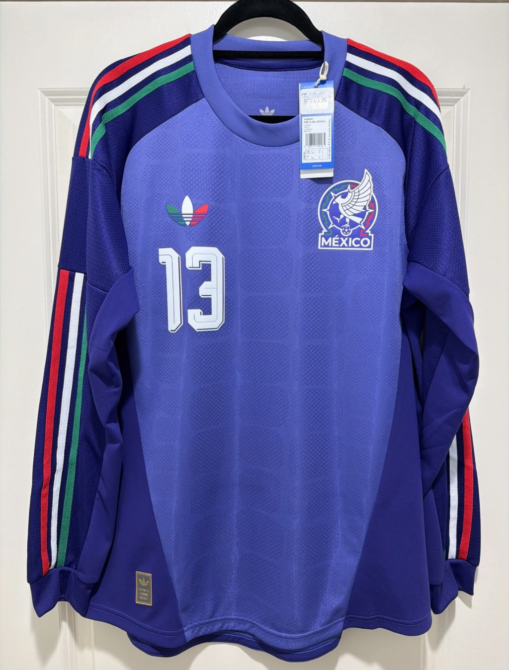 Bundle Ochoa #13 Mens LARGE Adidas Goalkeeper Authentic Jersey
