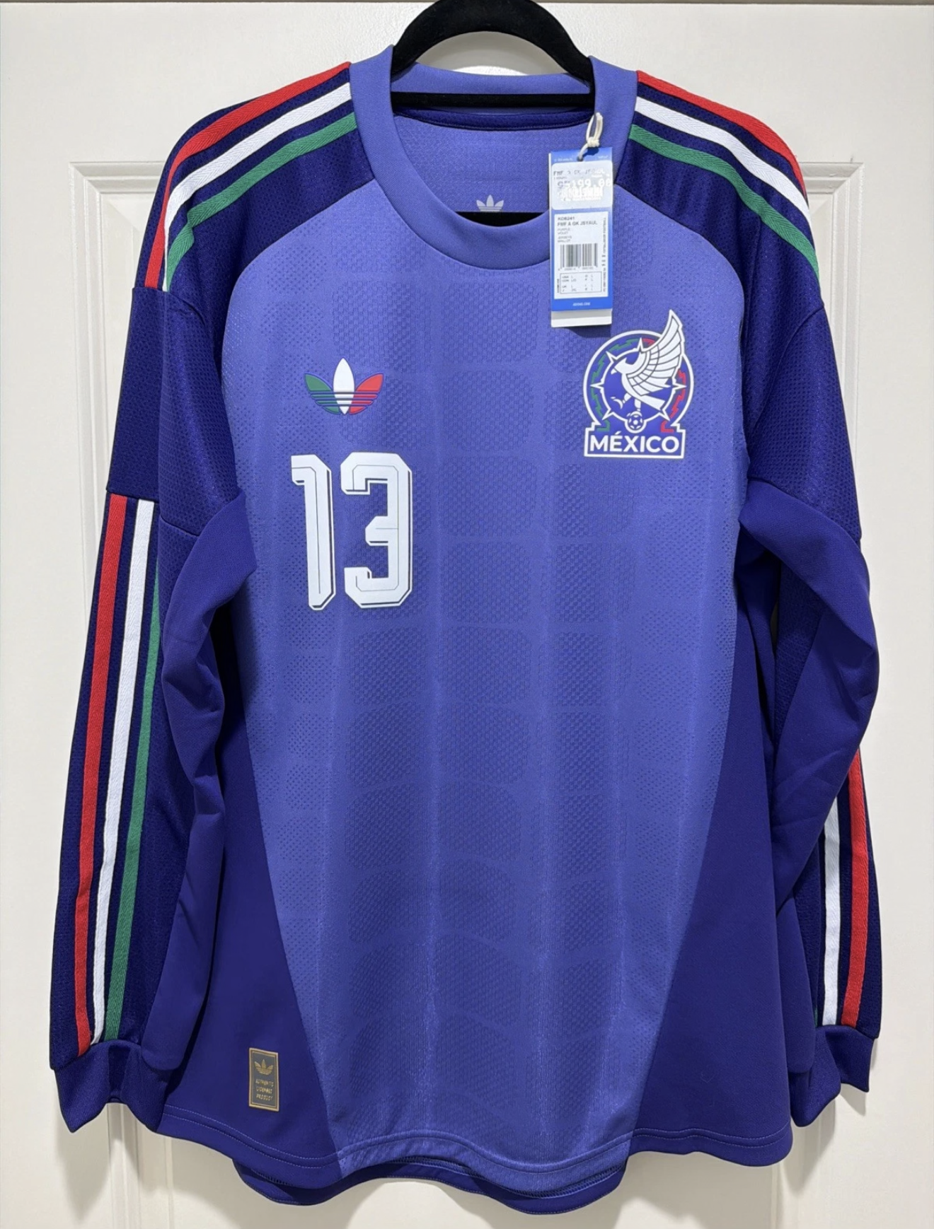Bundle Ochoa #13 Mens LARGE Adidas Goalkeeper Authentic Jersey