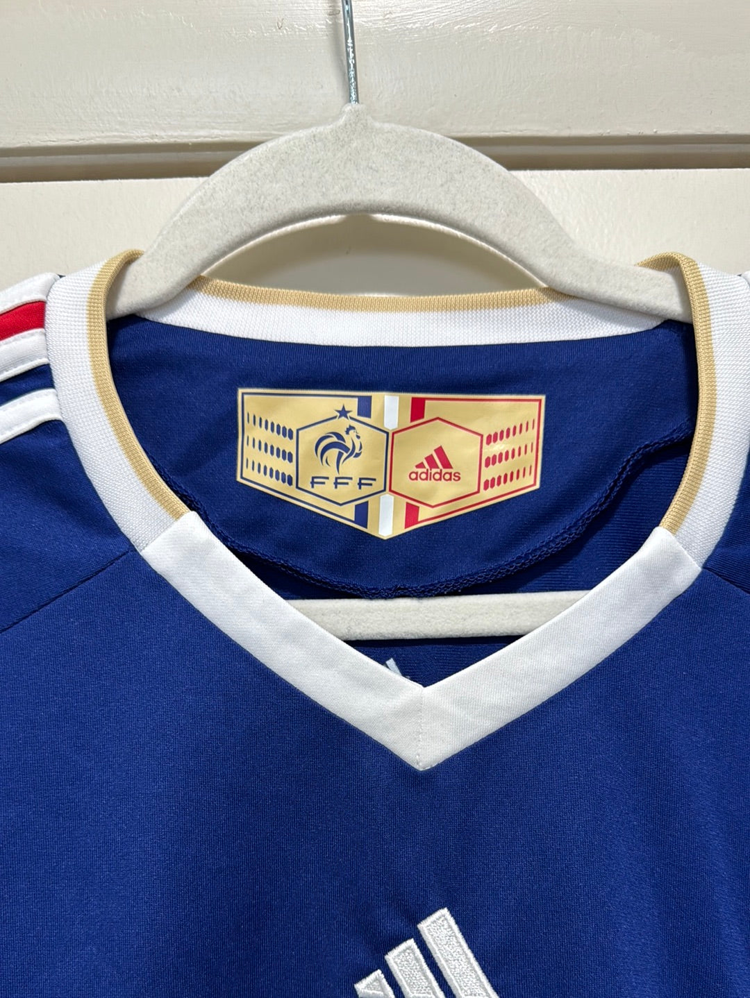 Camiseta vintage de local de la selección nacional de Francia para hombre, talla EXTRA GRANDE