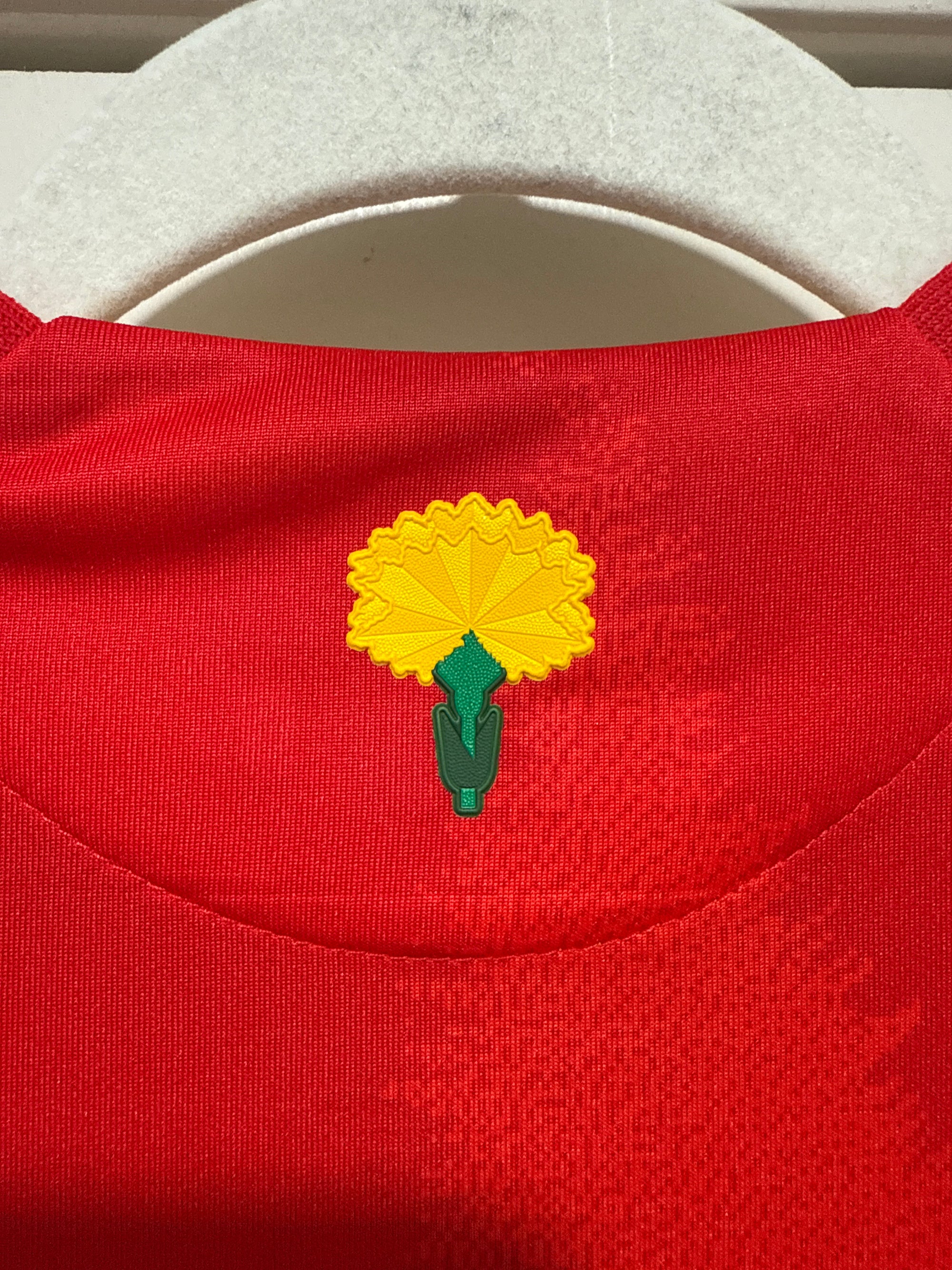 Lamine Yamal #19 Adidas Authentic Spain Euro Final Home Jersey