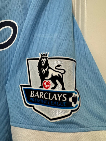 Kun Aguero #10 Mens LARGE Nike Stadium Manchester City Used Jersey