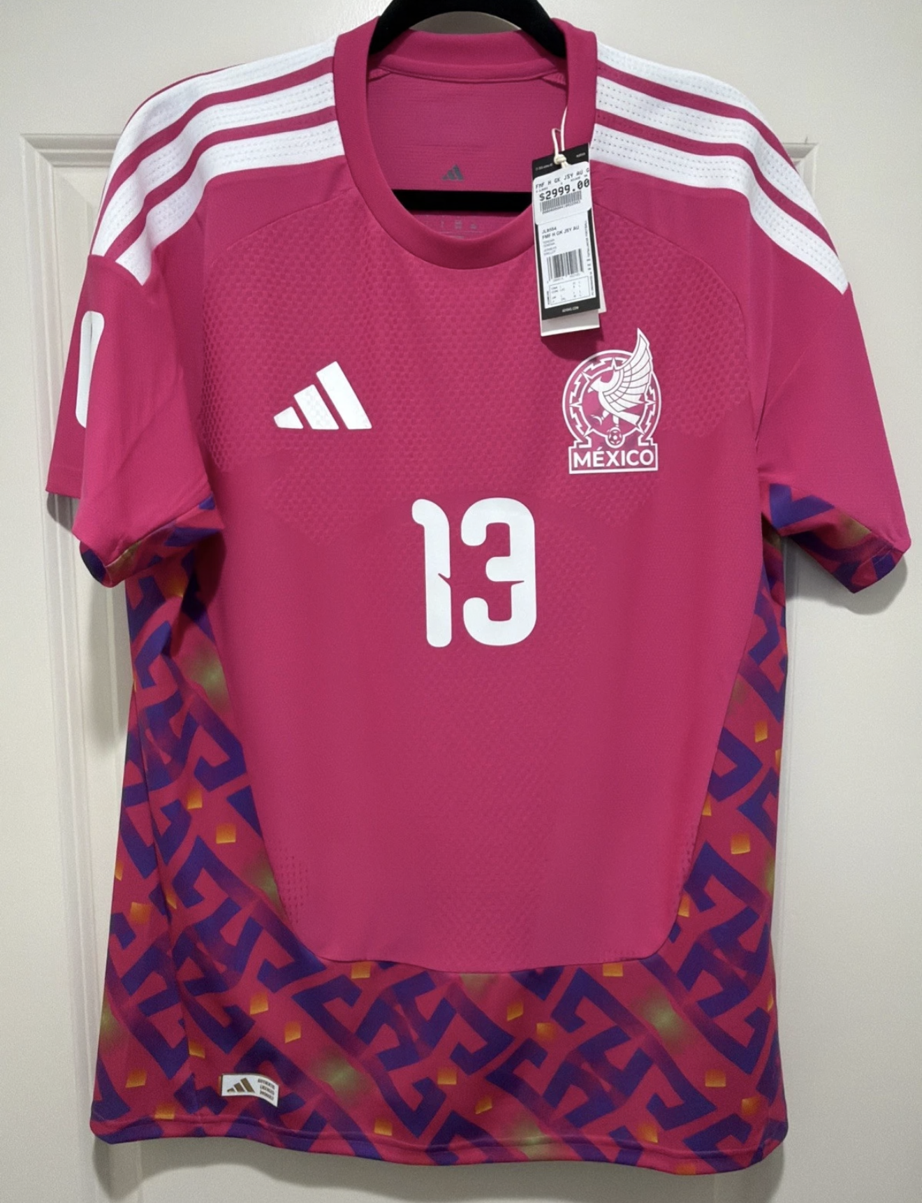 Bundle Ochoa #13 Mens LARGE Adidas Goalkeeper Authentic Jersey