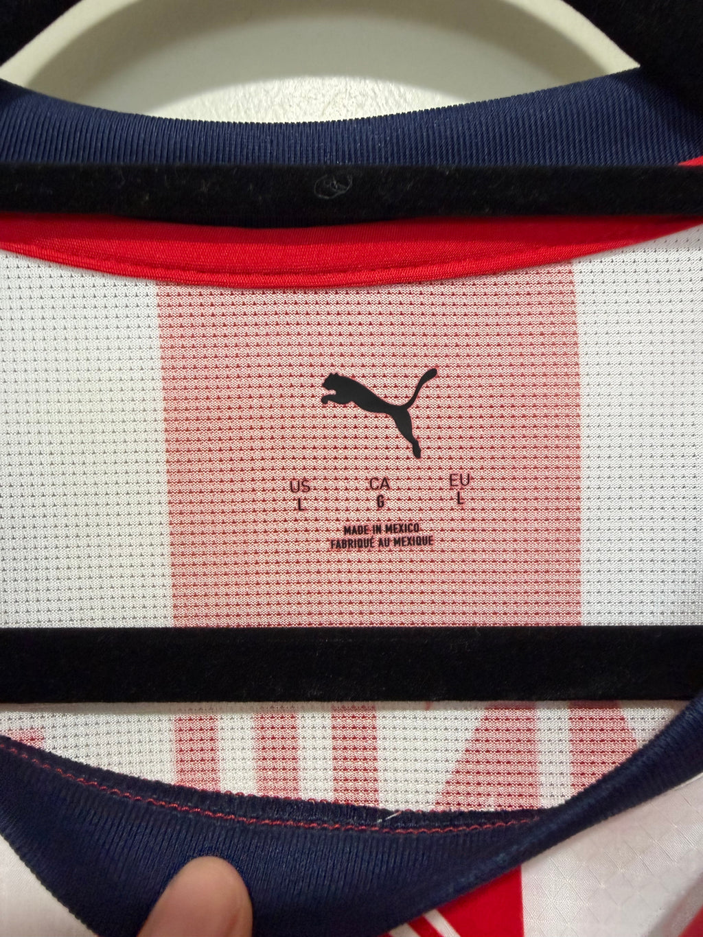 Hormiga González #34 Mens LARGE PUMA Chivas Guadalajara Authentic El Clásico Jersey