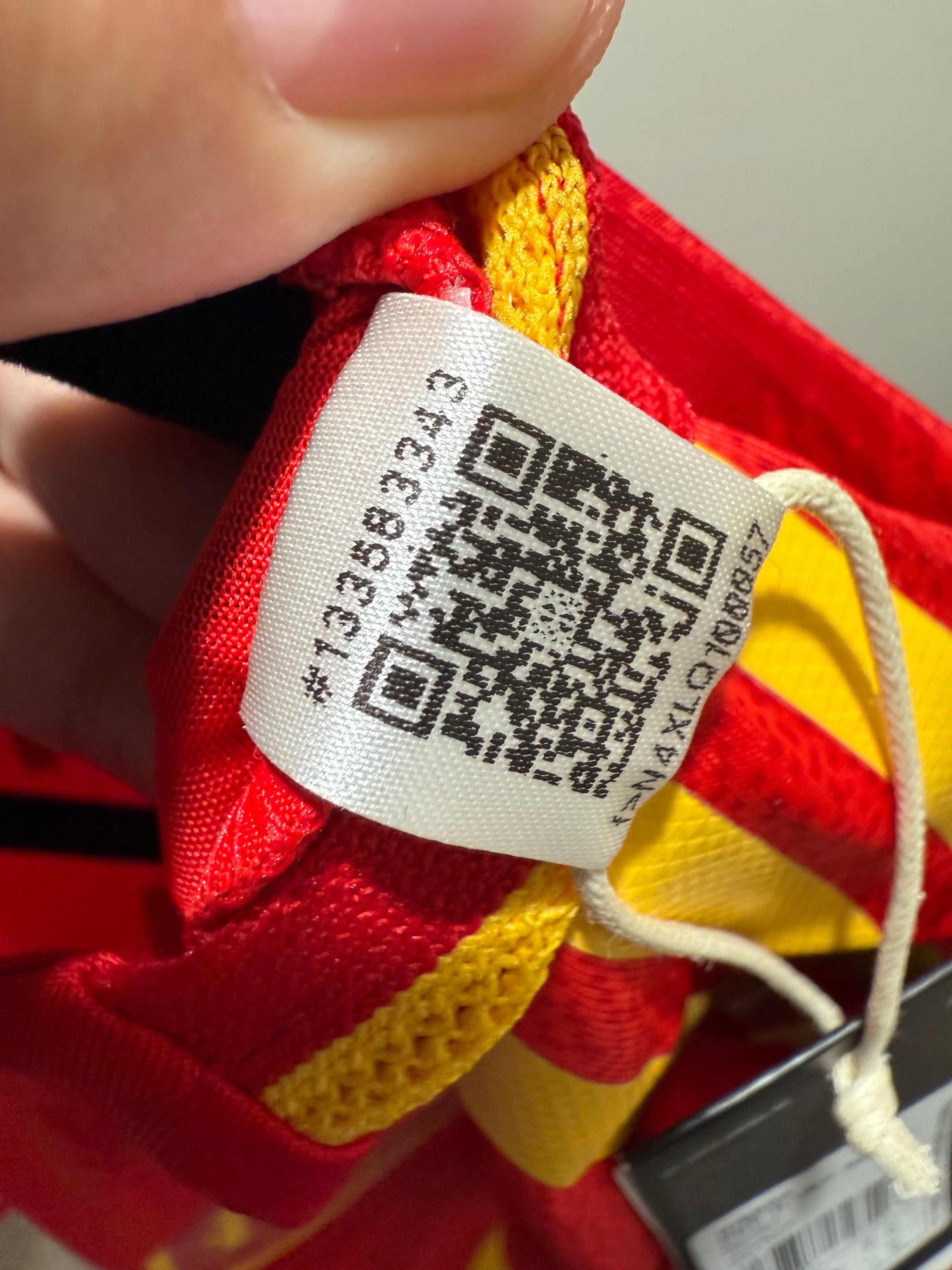 Lamine Yamal #19 Adidas Authentic Spain Euro Final Home Jersey