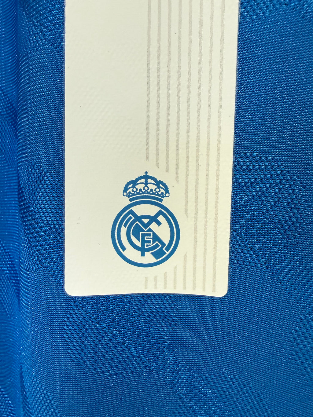 Mbappe #10 Mens LARGE Adidas Real Madrid Authentic Long Sleeve Third Jersey