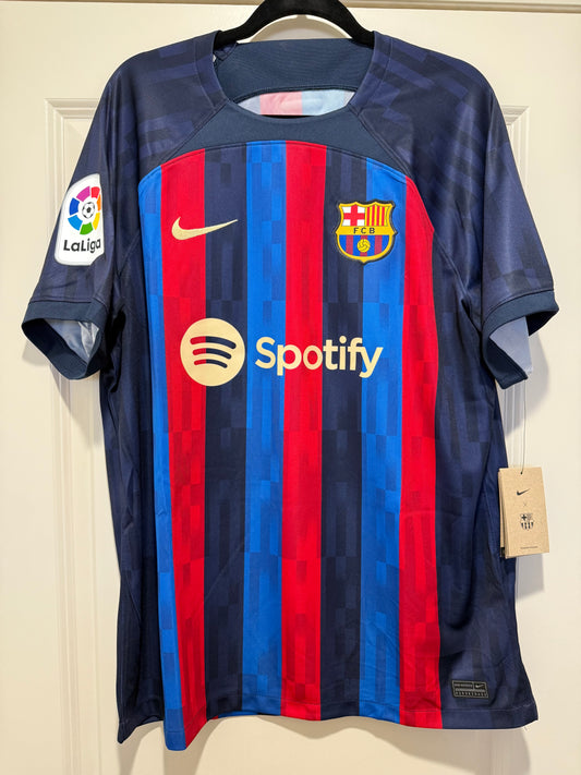 Lewandowski #9 Men’s EXTRA LARGE Nike FC Barcelona Home Jersey