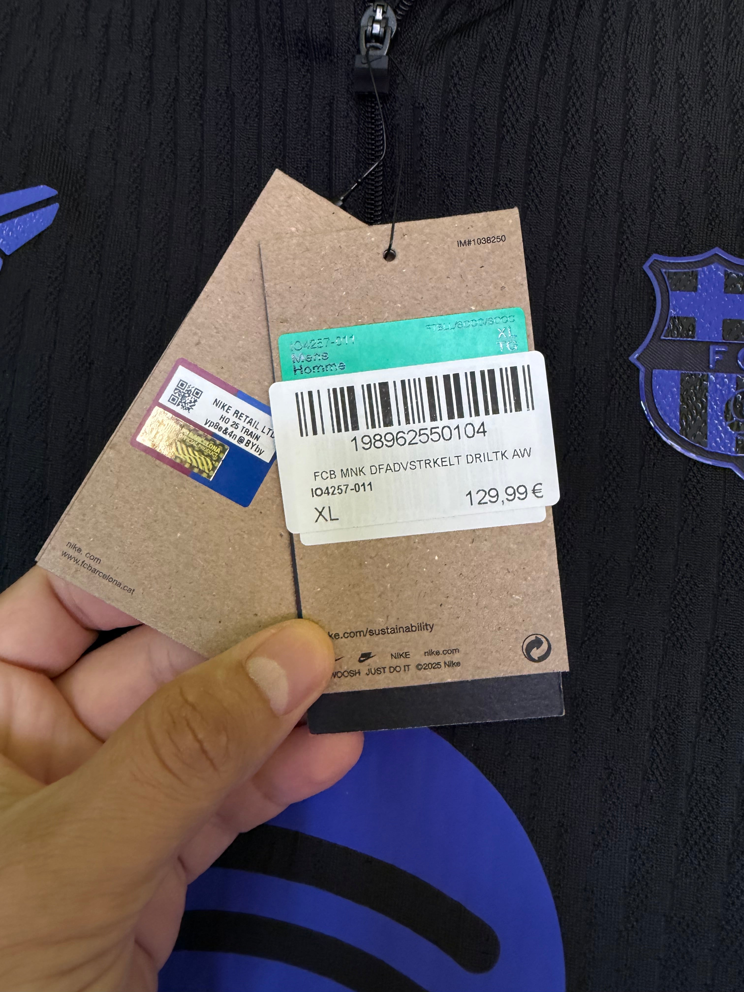 FC Barcelona Nike Player Authentic Mens EXTRA LARGE