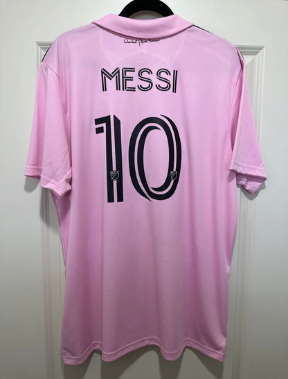 Messi #10 Mens EXTRA LARGE Adidas AeroReady Inter Miami Home Jersey