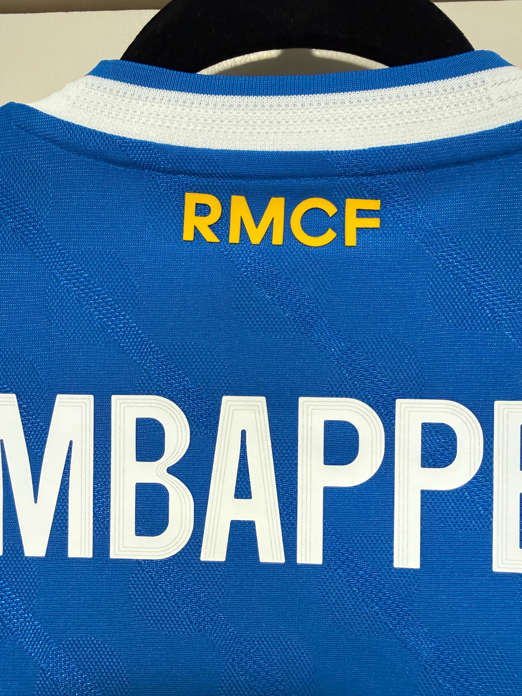 Mbappe #10 Mens LARGE Adidas Real Madrid Authentic Long Sleeve Third Jersey