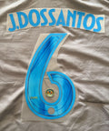 Jonathan Dos Santos #6 Official Adult Size Autism Name Set