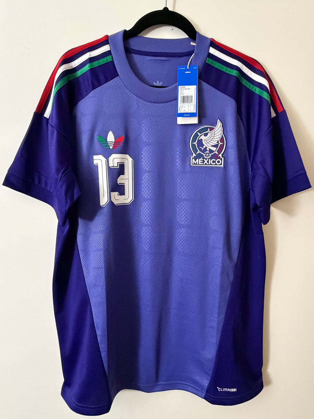 Memo Ochoa #13 Men’s XL Adidas México Goalkeeper Jersey