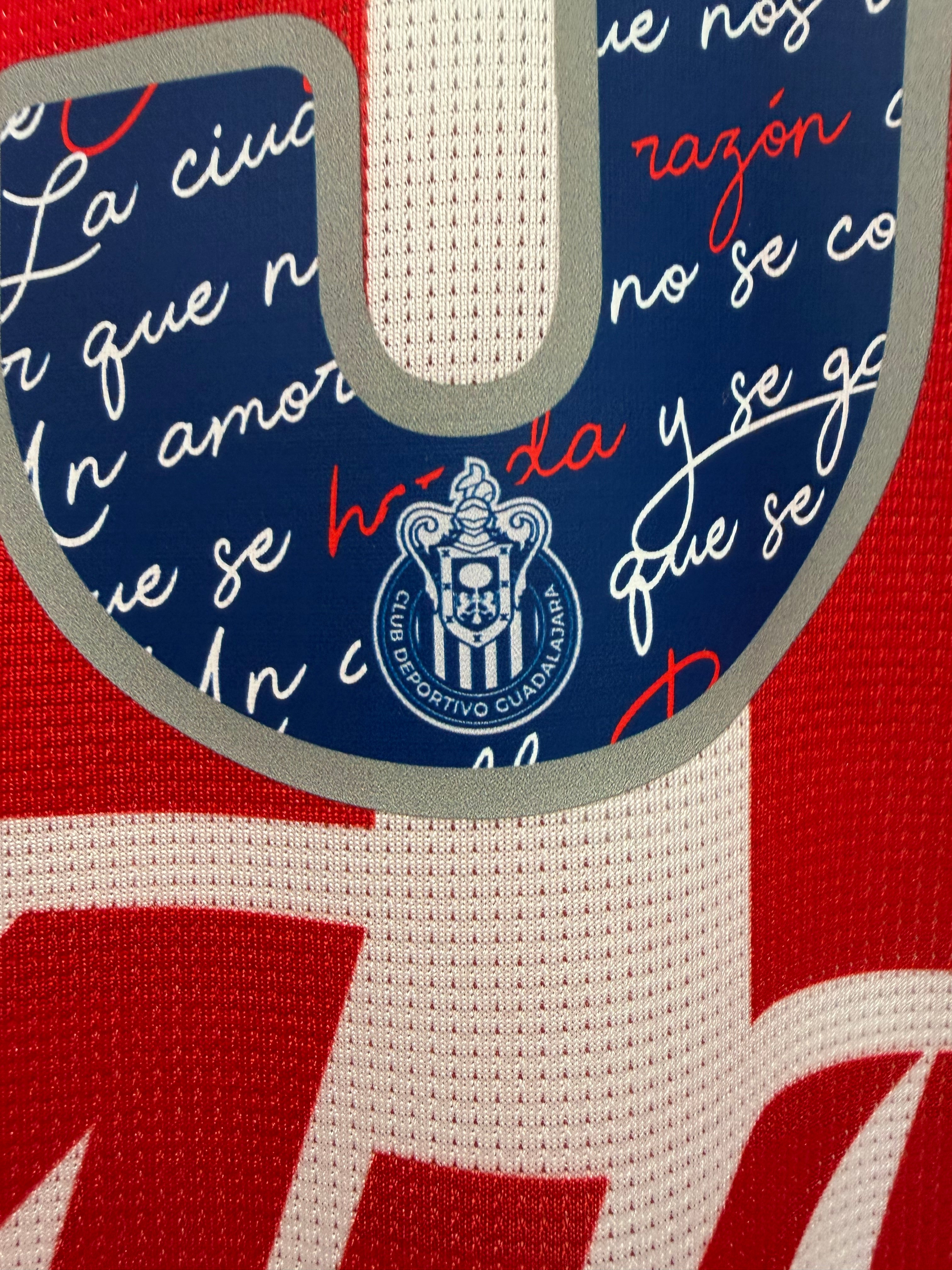Hormiga González #34 Mens LARGE PUMA Chivas Guadalajara Authentic El Clásico Jersey