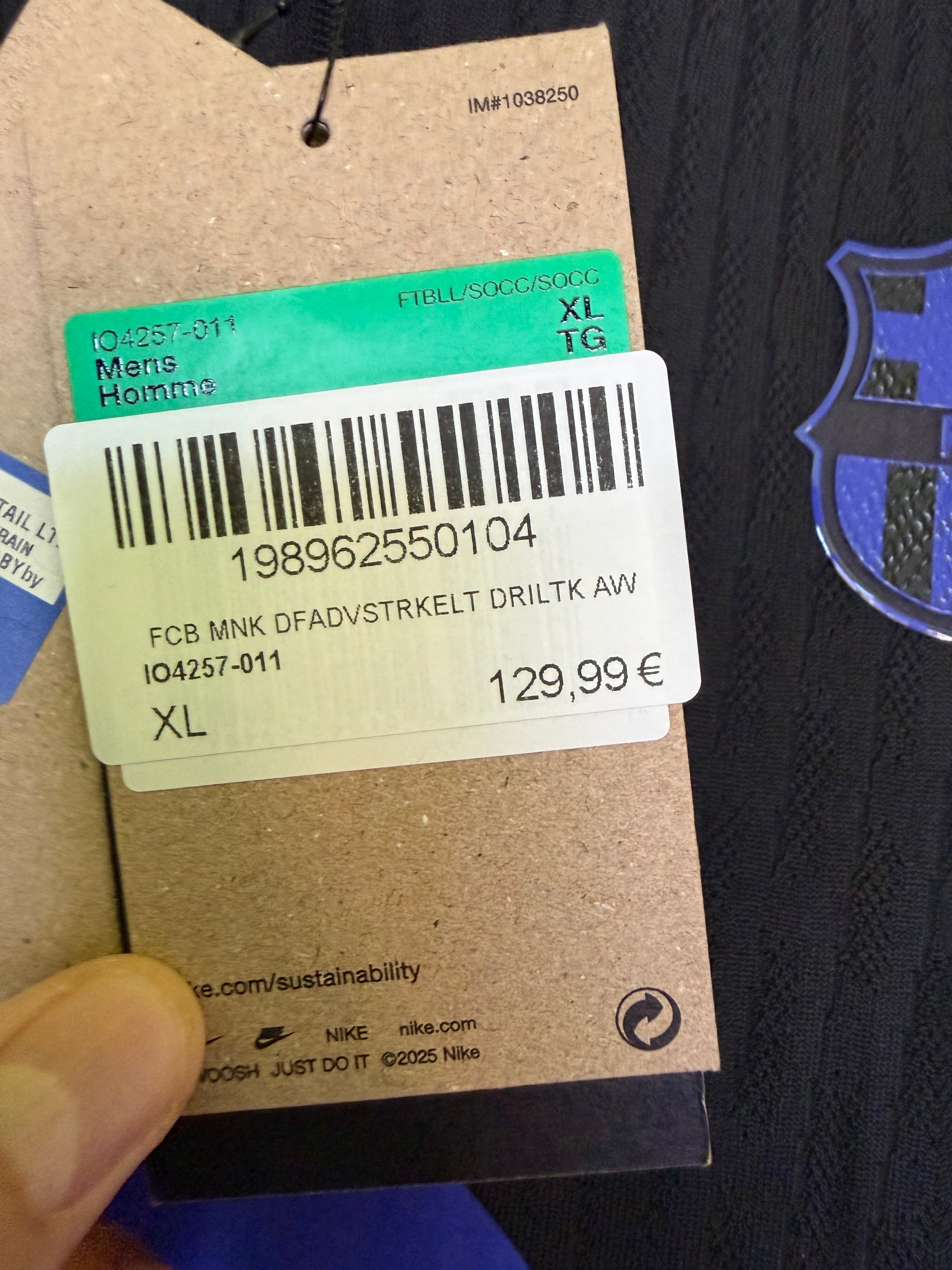 FC Barcelona Nike Player Authentic Mens EXTRA LARGE