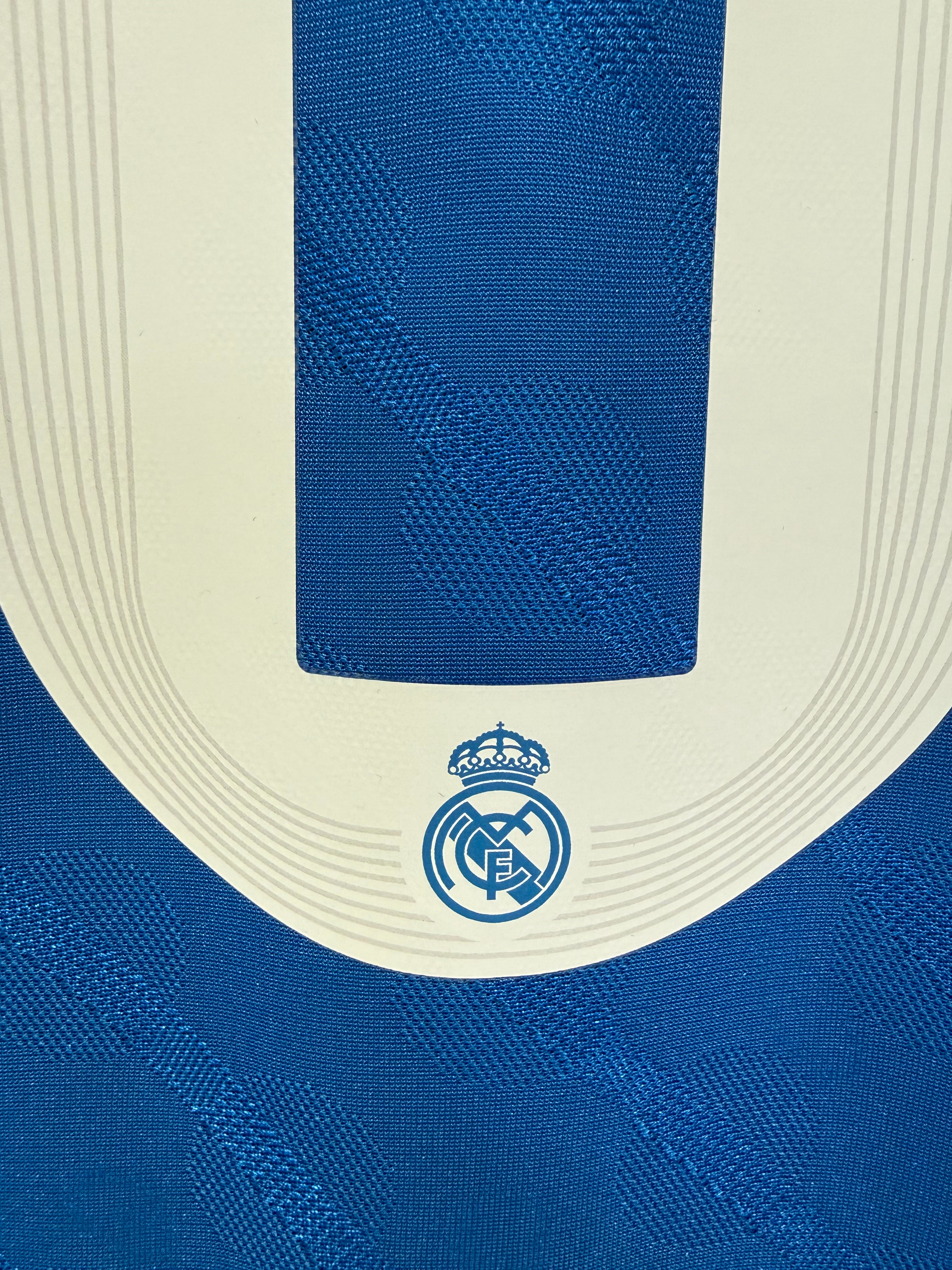 Mbappe #10 Mens LARGE Adidas Real Madrid Authentic Long Sleeve Third Jersey