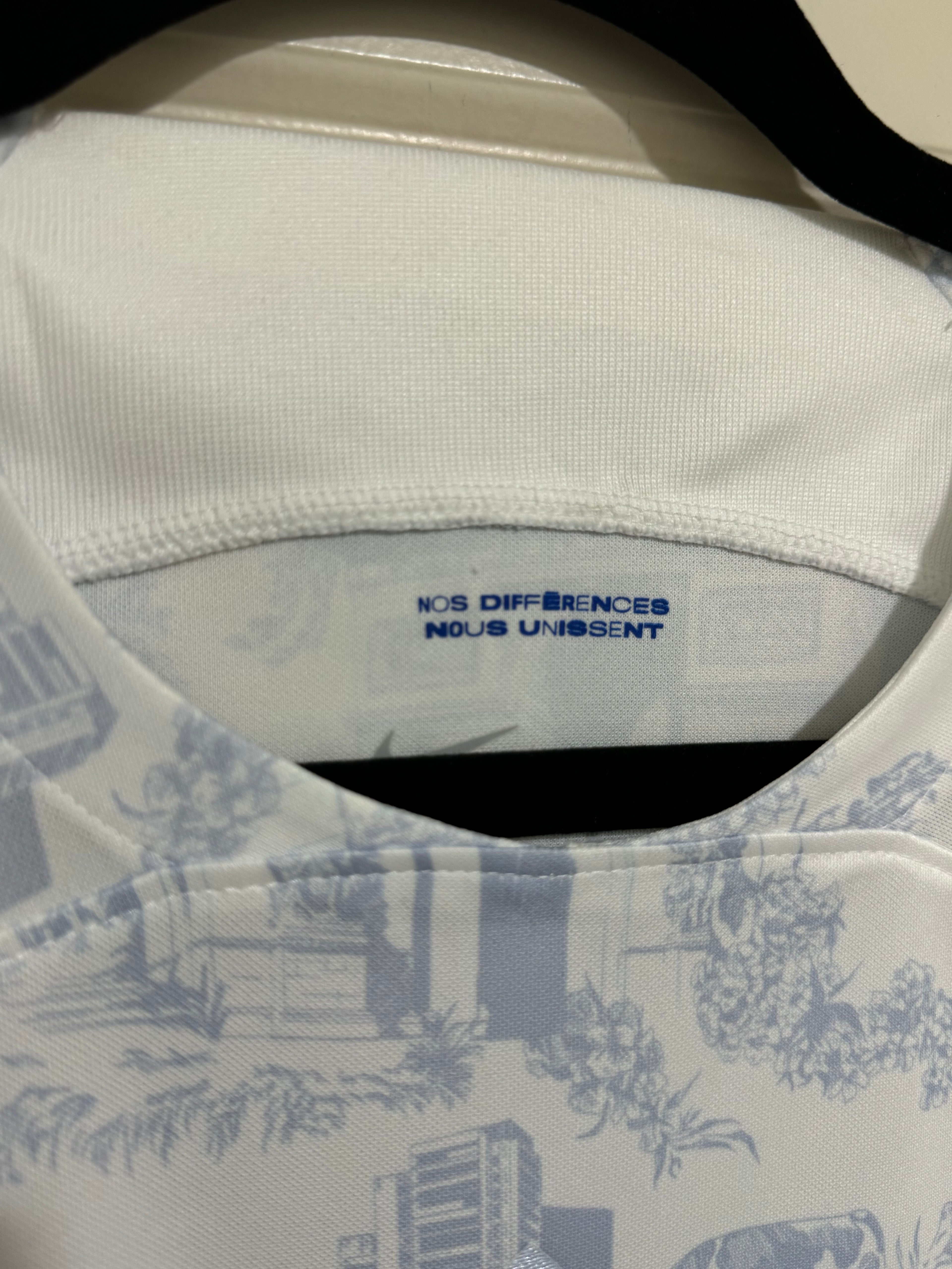 Camiseta Nike de visitante de Francia para la fase de clasificación para la Eurocopa, número 8, para hombre, de talla mediana