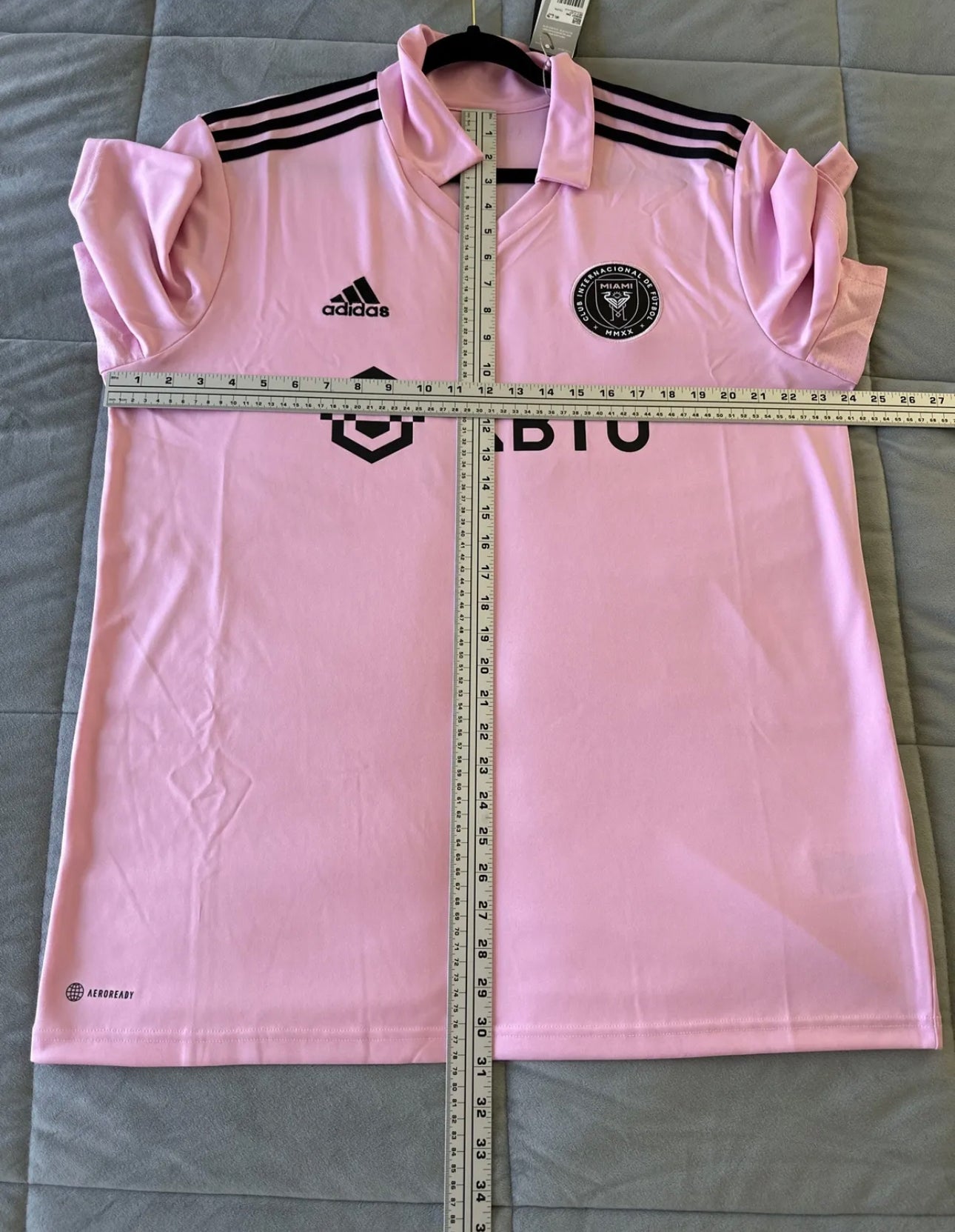 Sergio #5 Mens EXTRA LARGE Adidas AeroReady Inter Miami Home Jersey