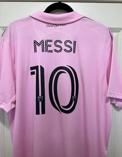 Messi #10 Mens EXTRA LARGE Adidas AeroReady Inter Miami Home Jersey