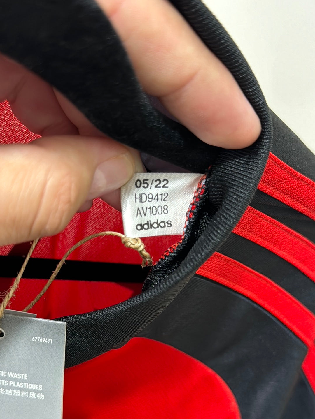 Camiseta local adidas Bélgica AeroReady de talla mediana Eden Hazard #10 para hombre
