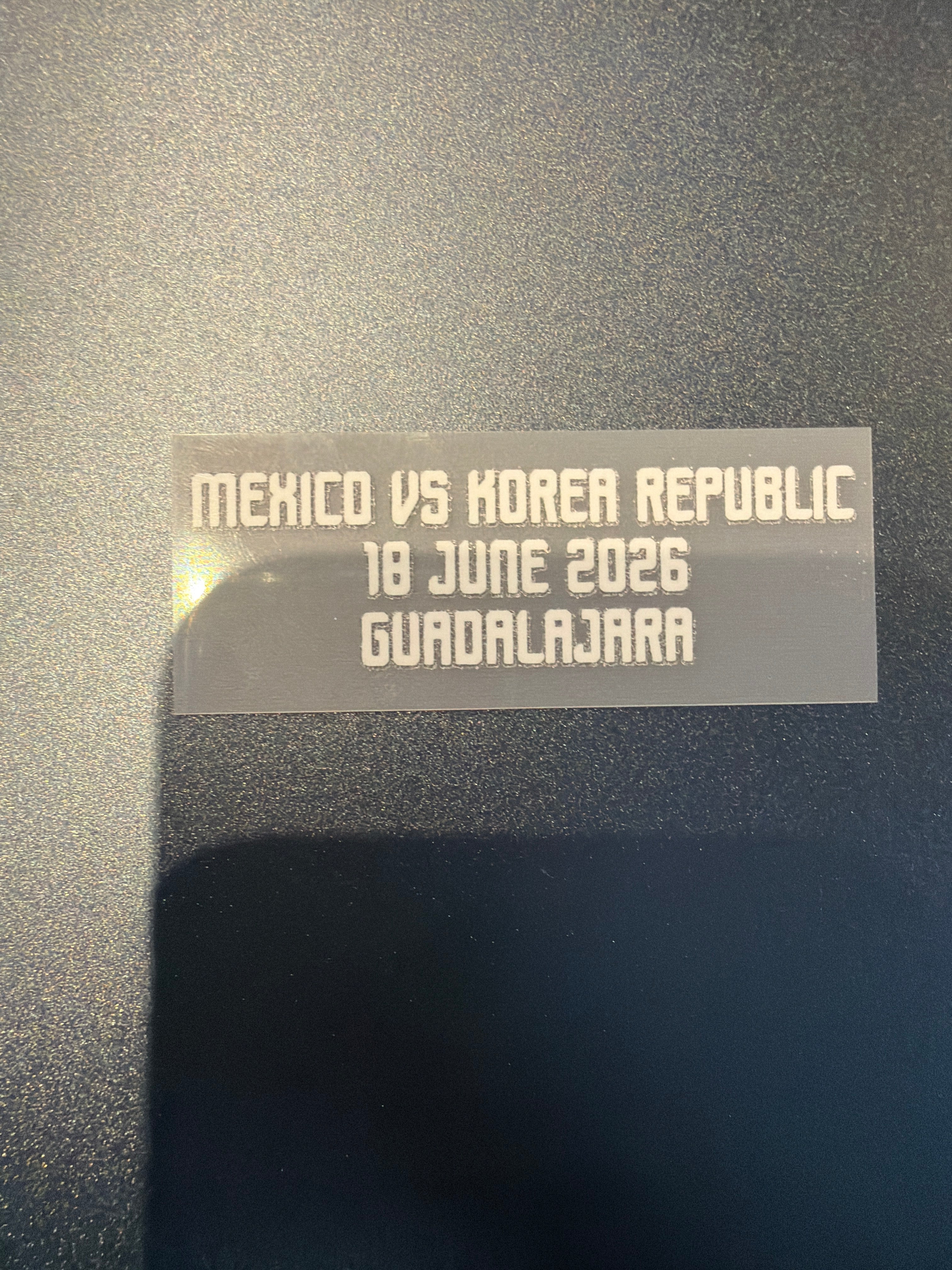 Mexico vs Korea Authentic Match Details Official