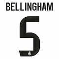 Bellingham #5 Authentic HOME Official Name Set Adult Player Size