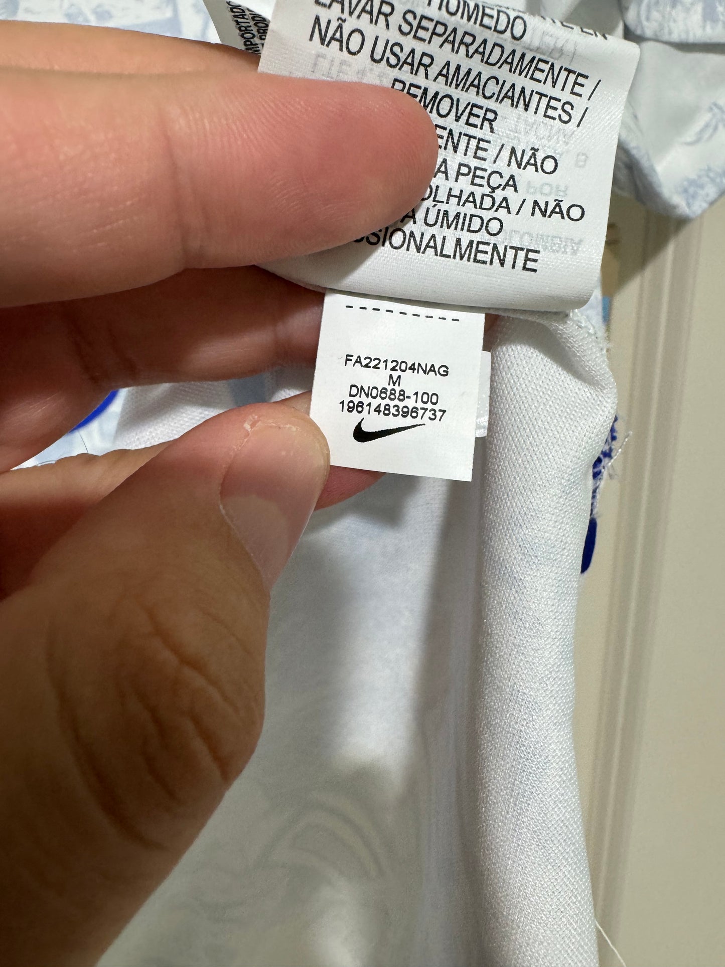 Camiseta Nike de visitante de Francia para la fase de clasificación para la Eurocopa, número 8, para hombre, de talla mediana