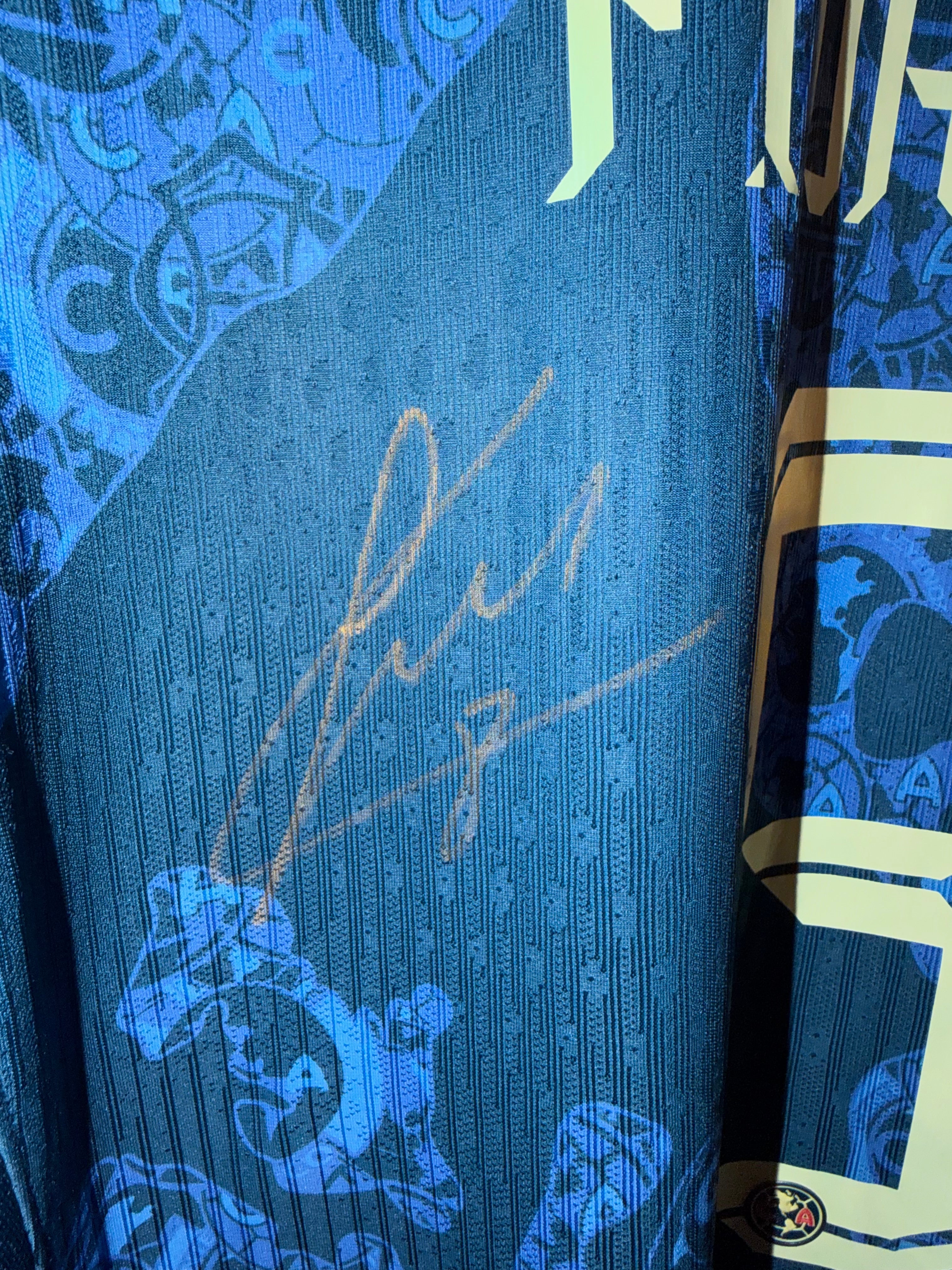 Fidalgo #8 Mens XL Nike Club America Signed Authentic Player Jersey