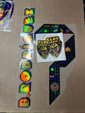 Brian Rodríguez #7 Player Size Club America x Pac-Man Name Set